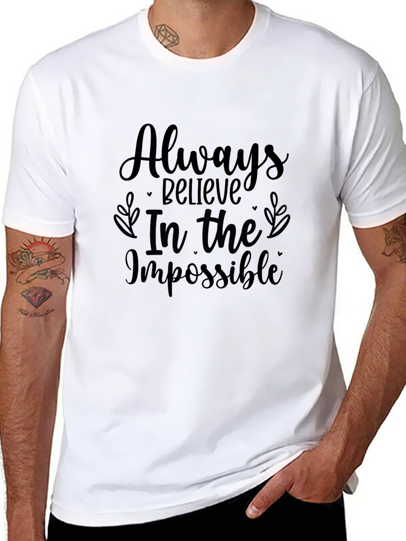 Believe in the Impossible Black Tee