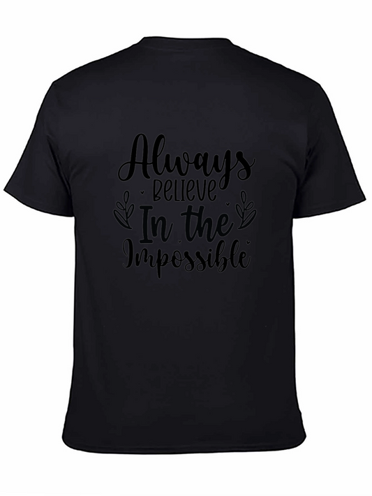 Believe in the Impossible Black Tee