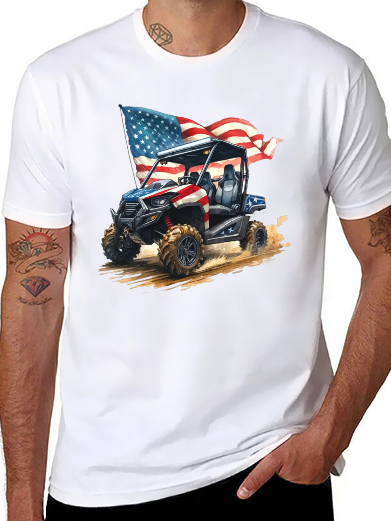 American Patriot ATV Graphic Tee