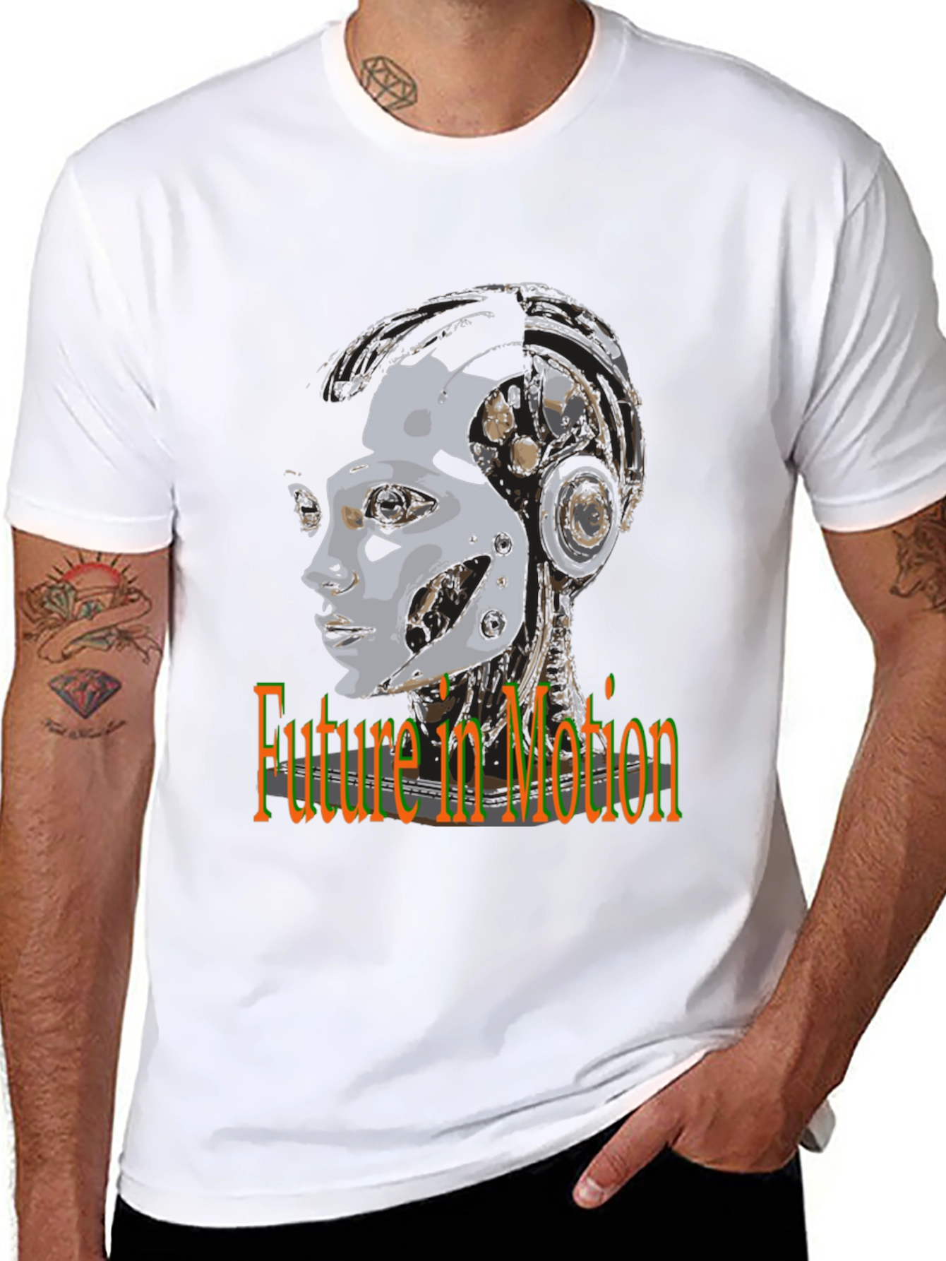 Future in Motion T-Shirt - Robot Design