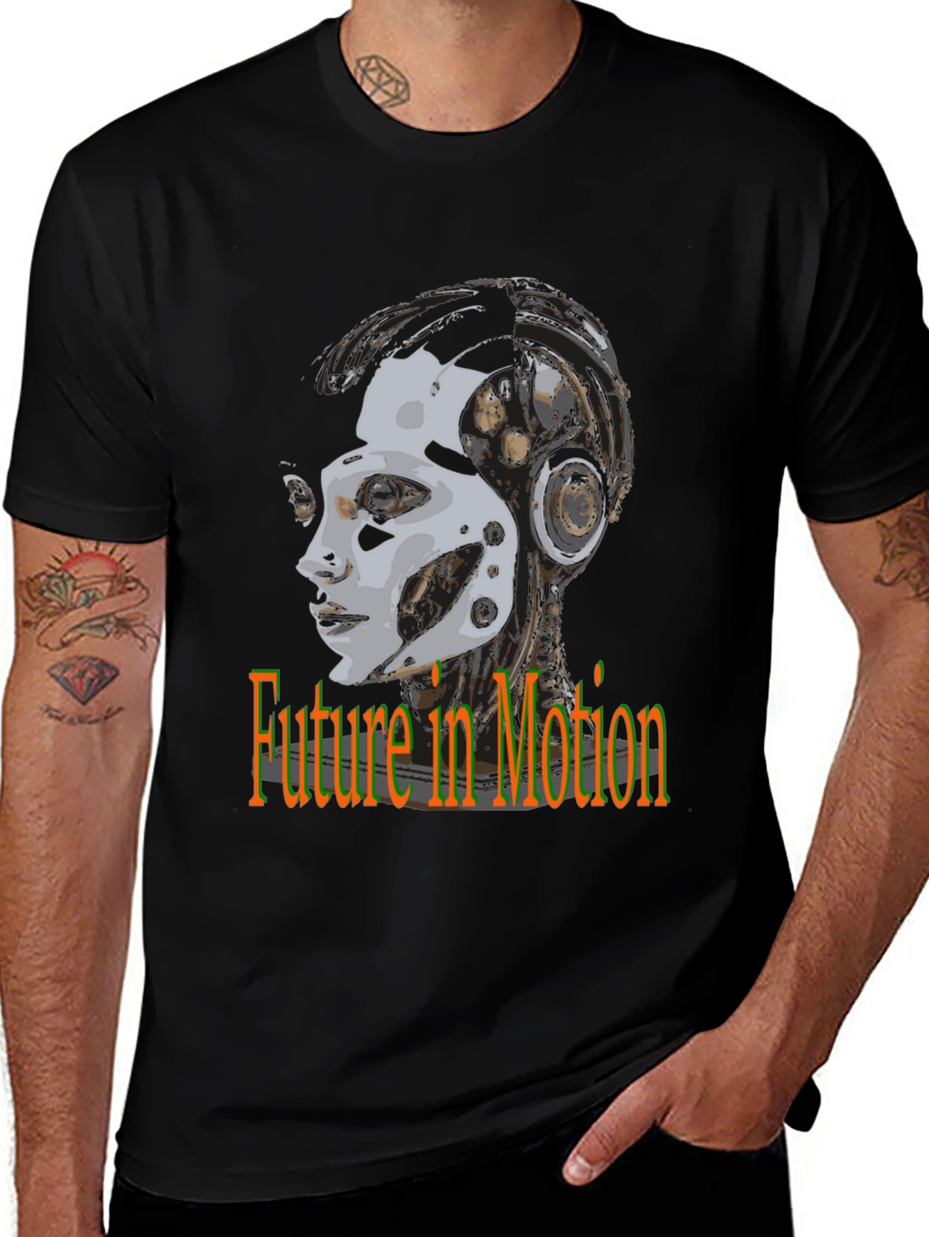 Future in Motion T-Shirt - Robot Design