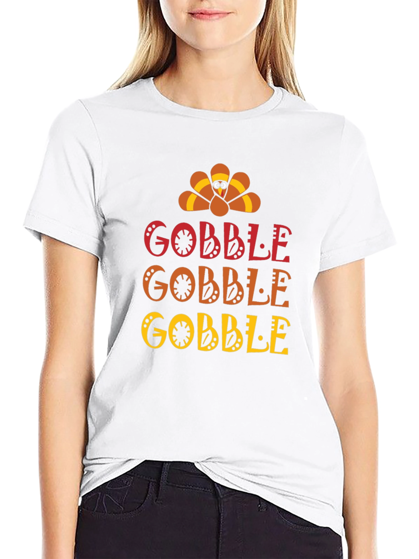Gobble Thanksgiving T-Shirt - Holiday Fun