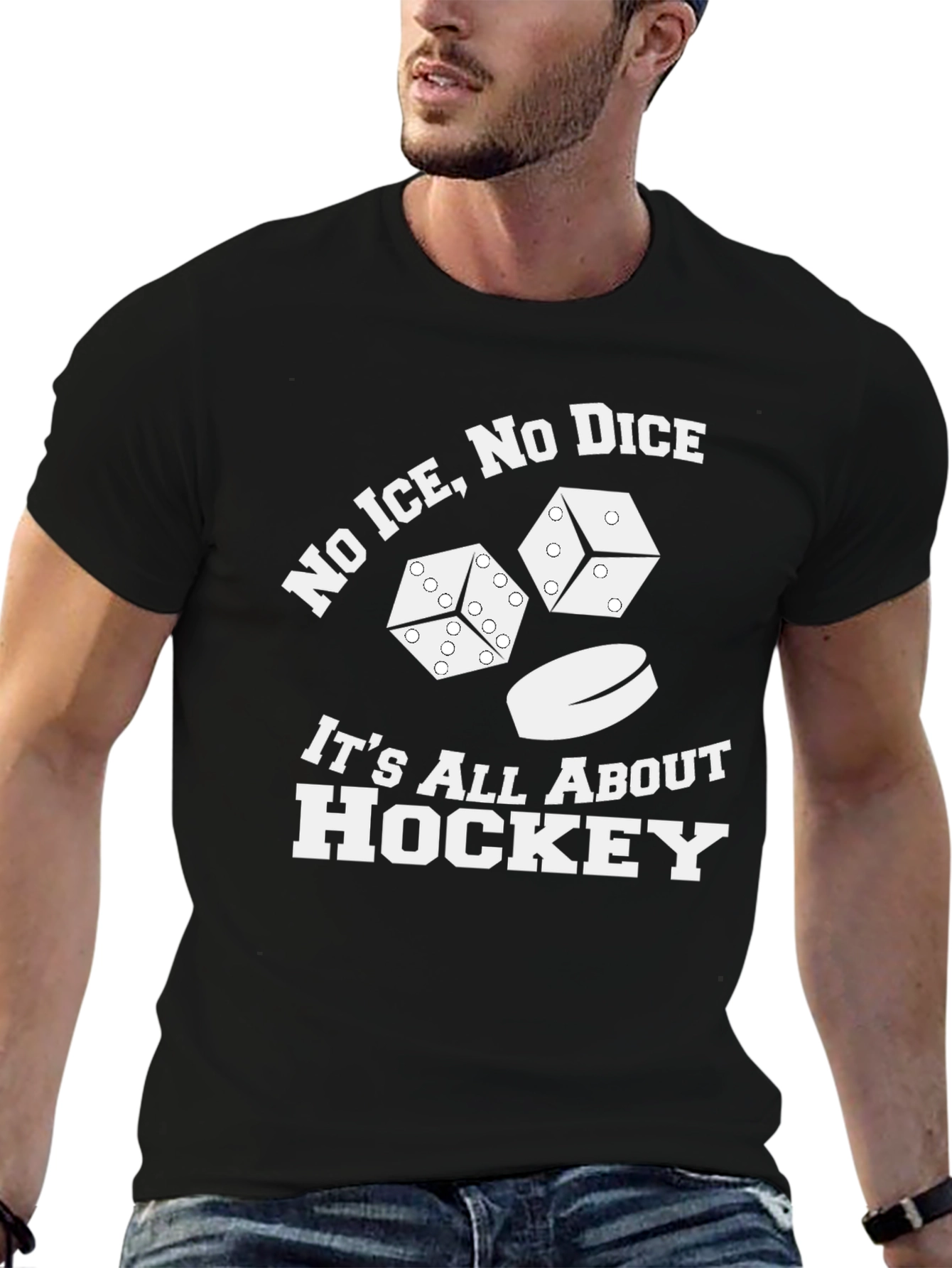 No Ice No Dice Hockey T-Shirt