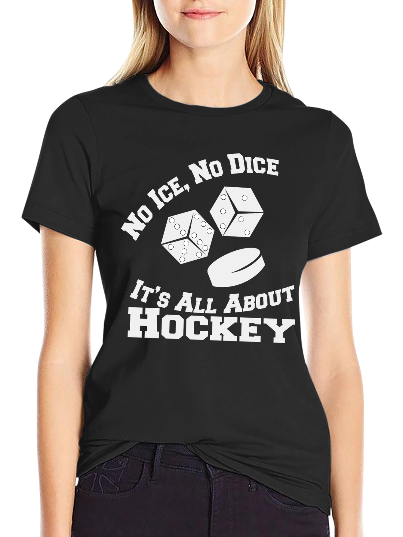 No Ice No Dice Hockey T-Shirt