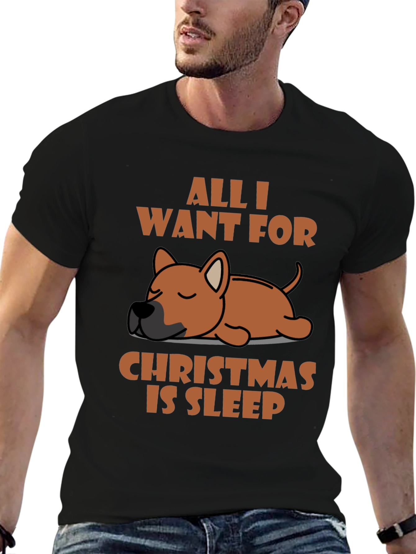 All I Want for Christmas is Sleep T-Shirt
