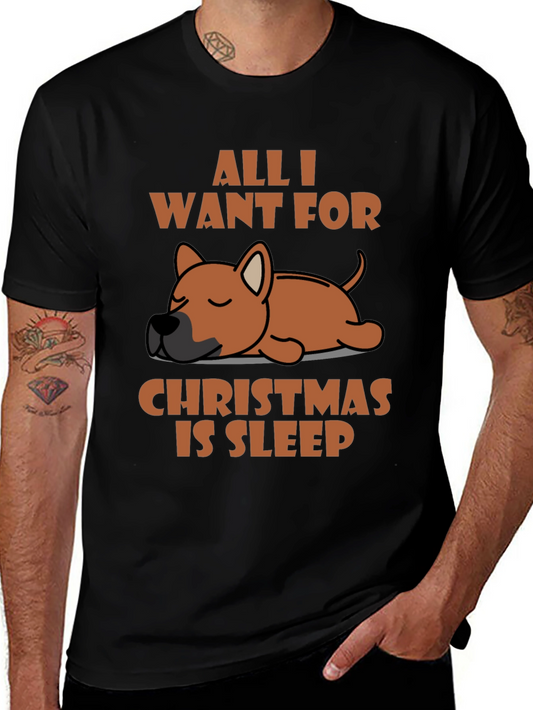 All I Want for Christmas is Sleep T-Shirt