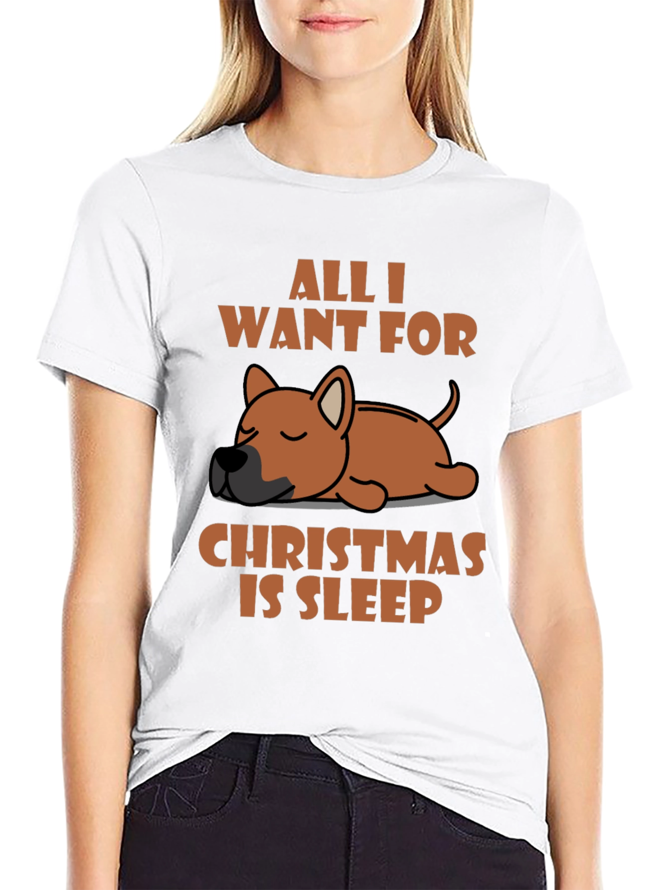 All I Want for Christmas is Sleep T-Shirt