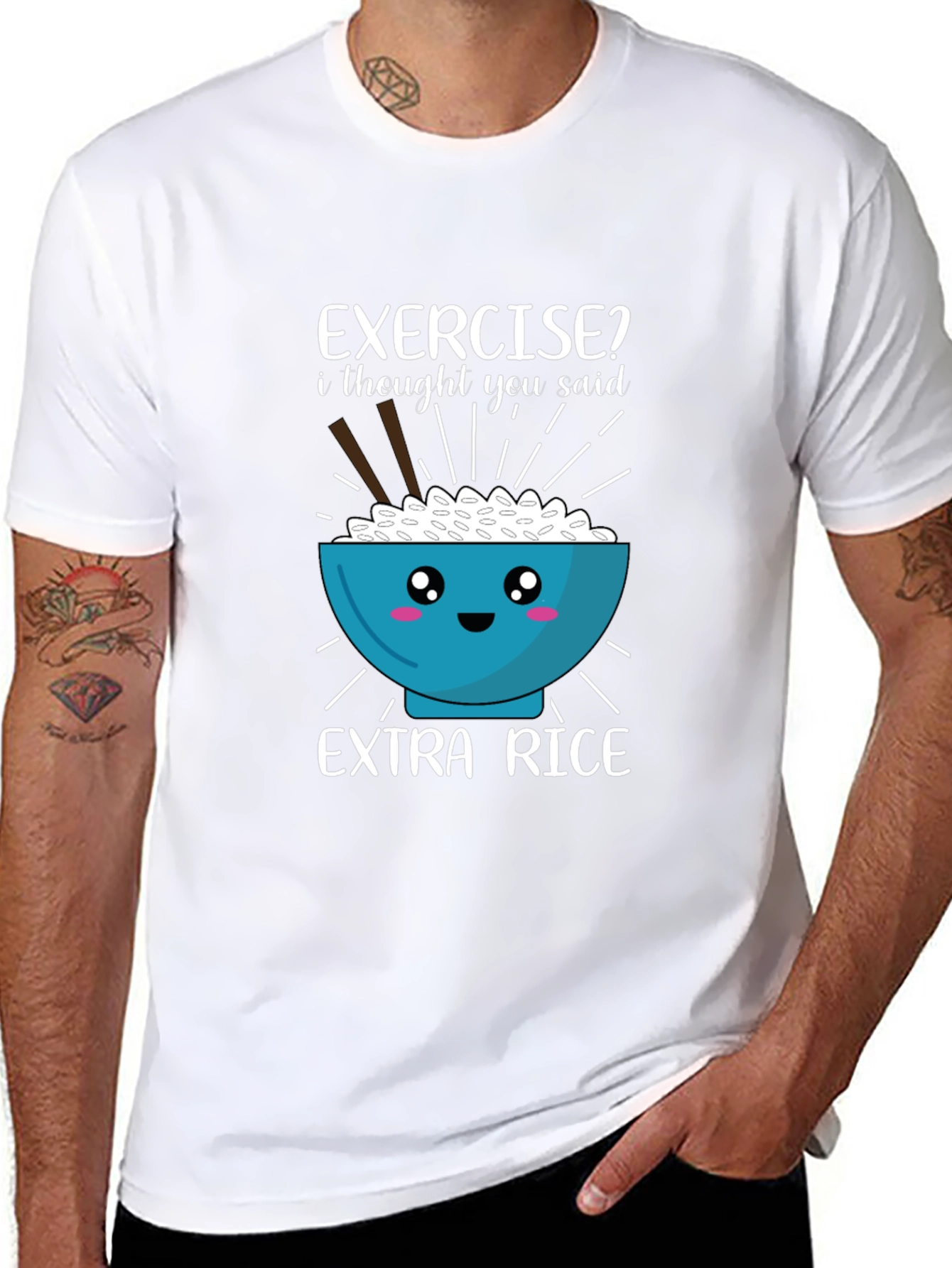 Exercise? Extra Rice T-Shirt