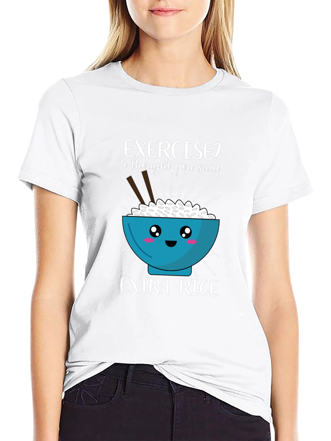 Exercise? Extra Rice T-Shirt