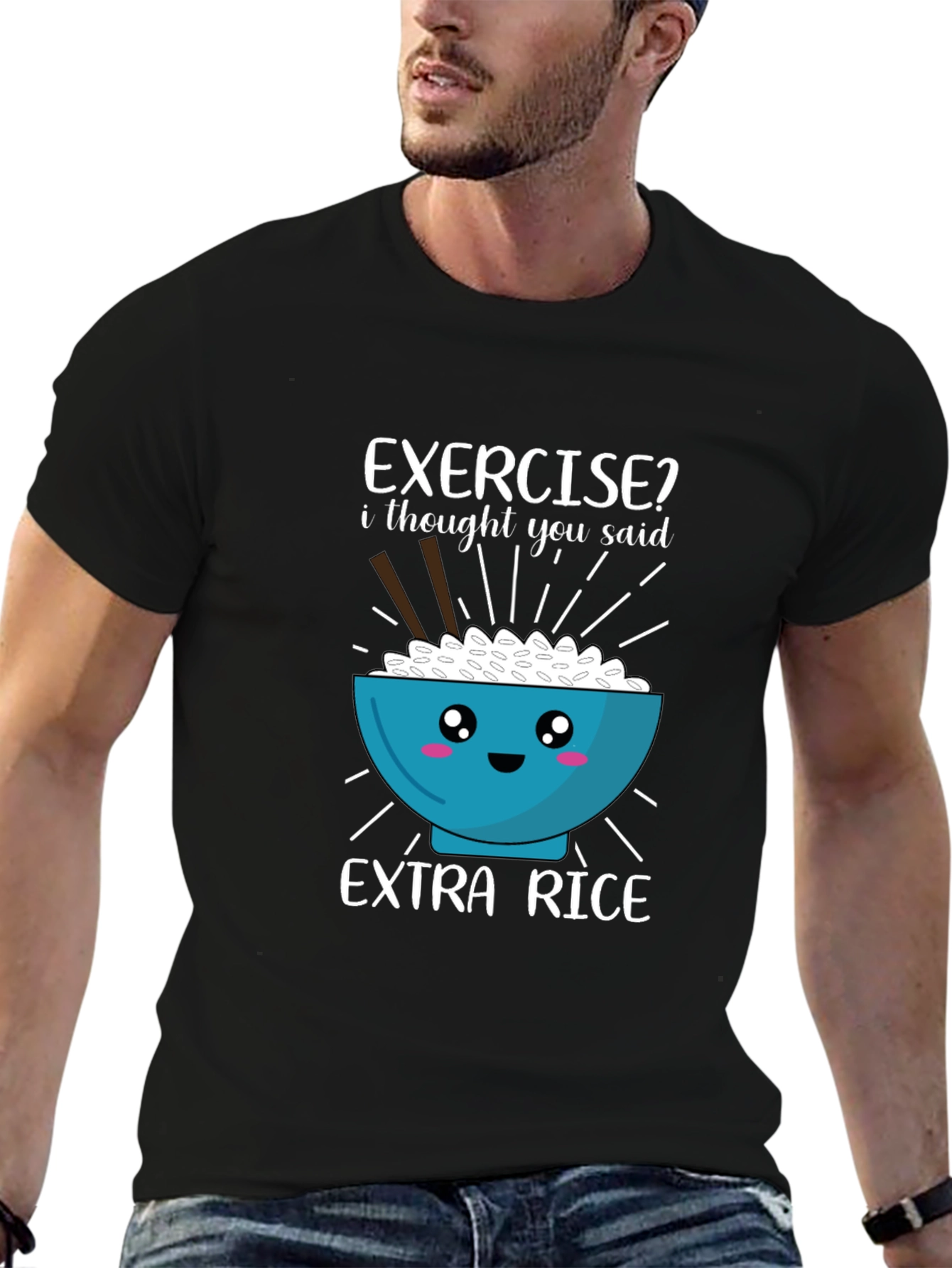 Exercise? Extra Rice T-Shirt