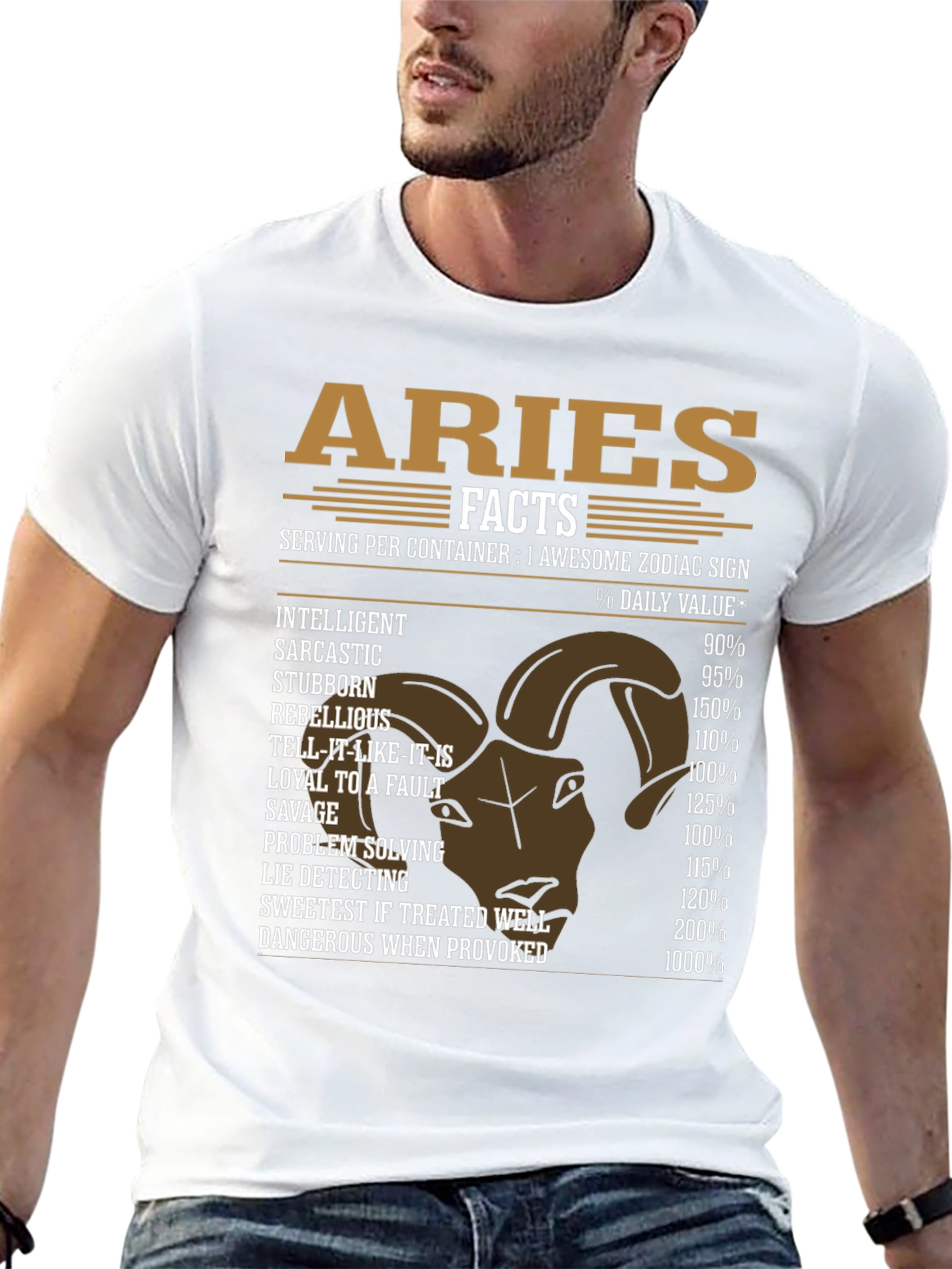 Aries Zodiac Sign Funny Facts T-Shirt