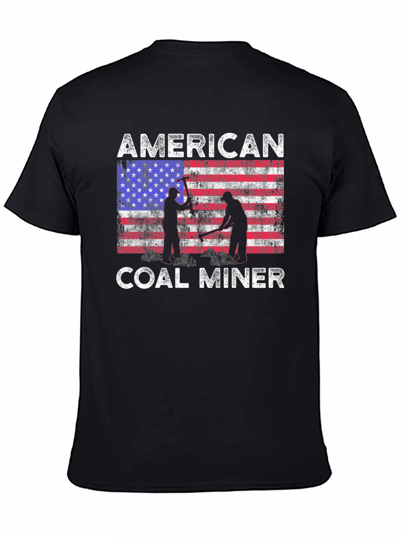 American Coal Miner Patriotic T-Shirt