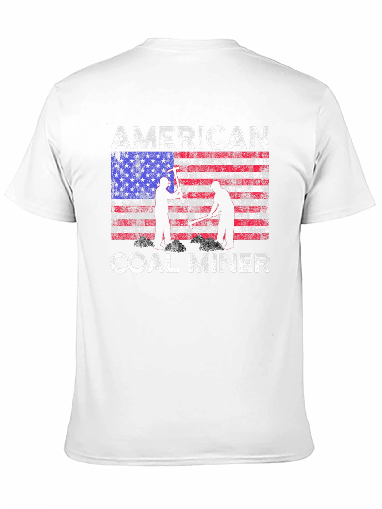 American Coal Miner Patriotic T-Shirt