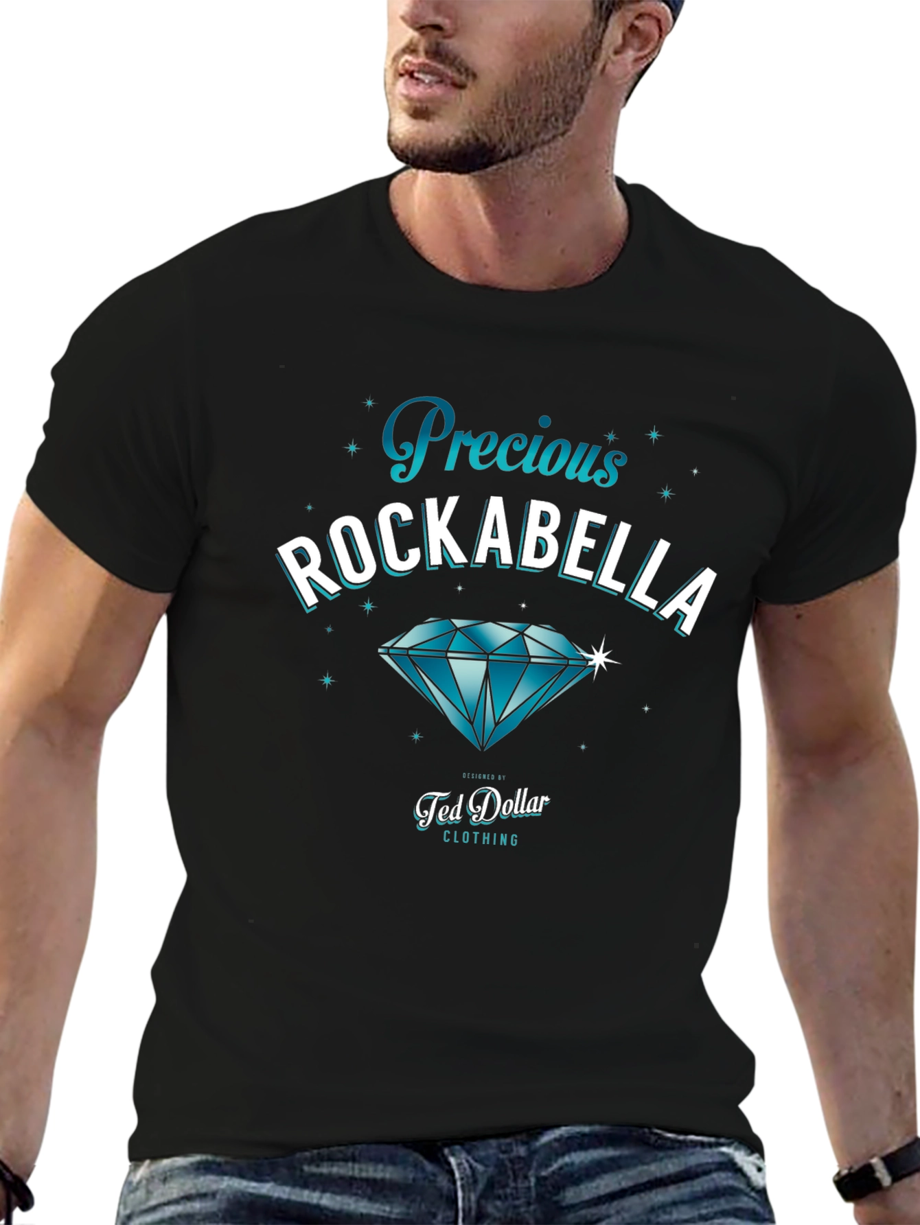Precious Rockabella Graphic Tee - Ted Dollar Clothing