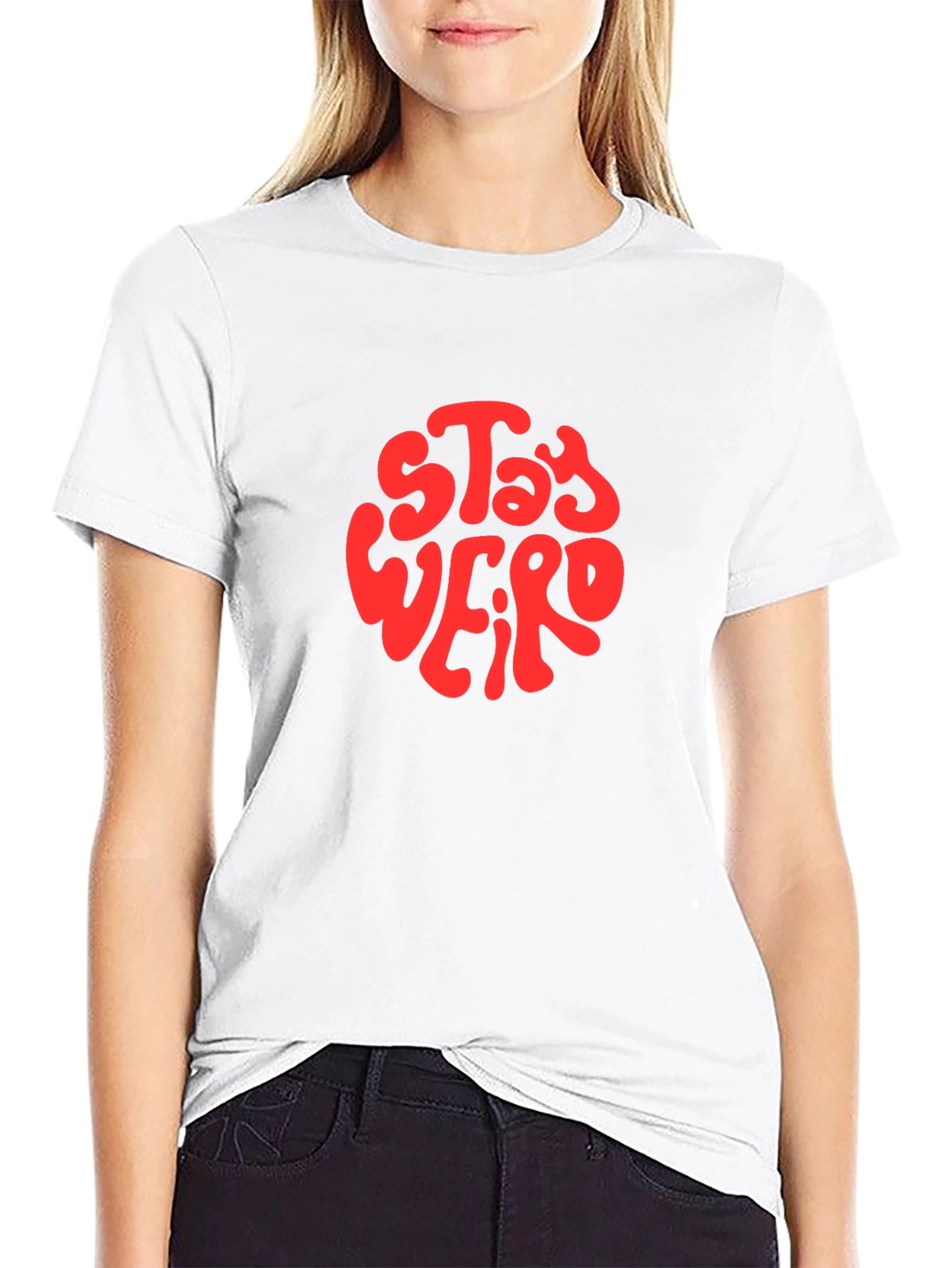 Stay Weird Graphic T-Shirt - Unisex Cotton Tee