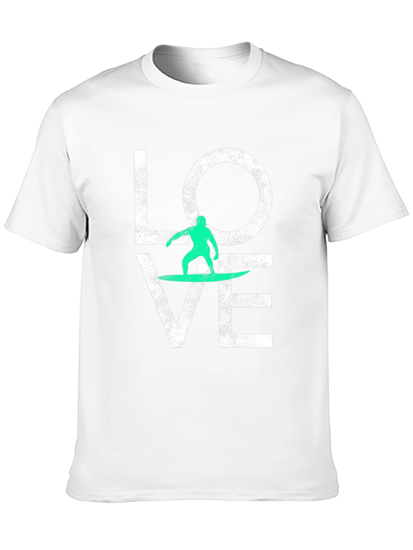 Surfing Love Graphic Tee - Black T-Shirt