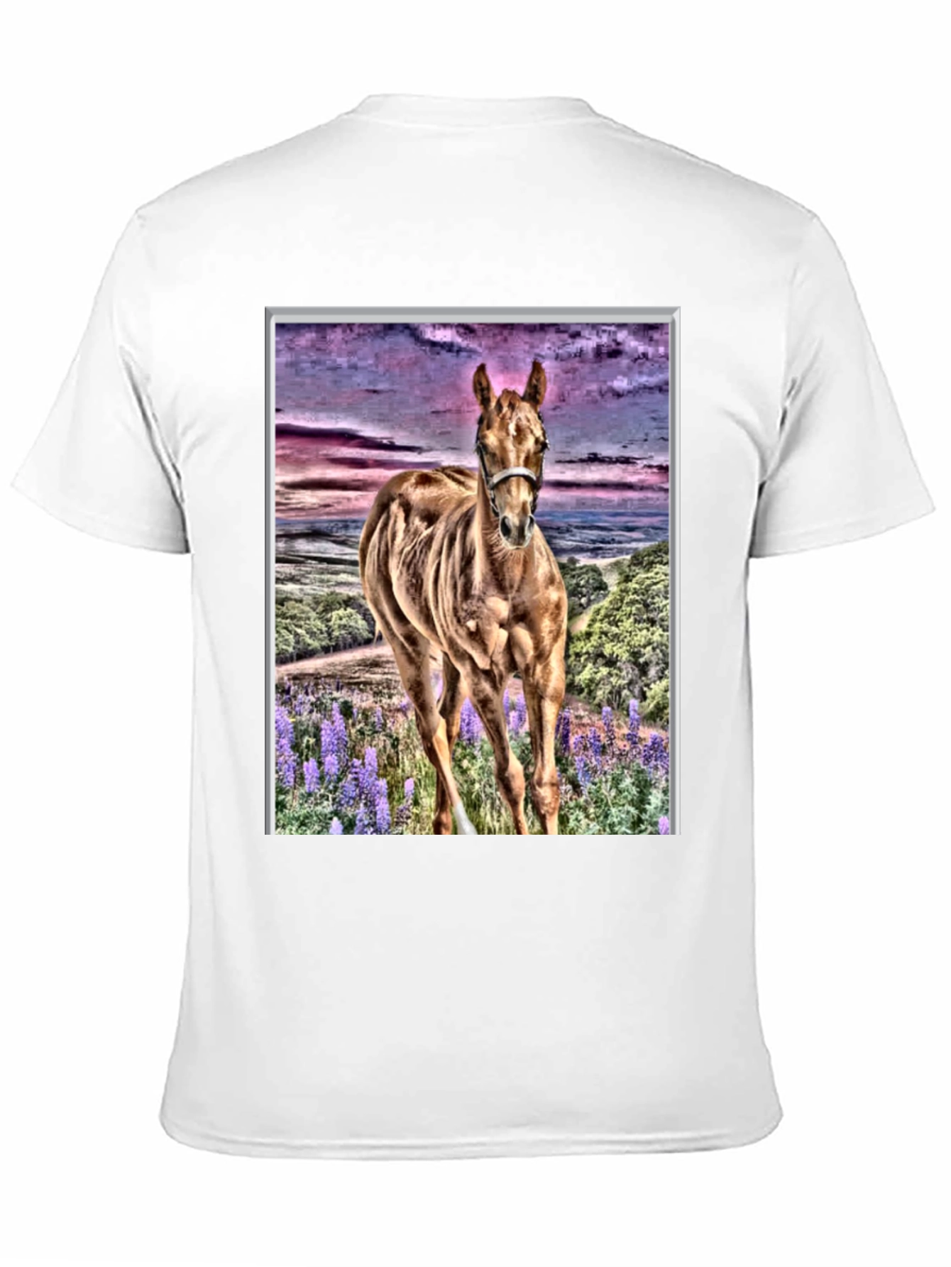 Horse T-Shirt Artistic Animal Tee Unique Design