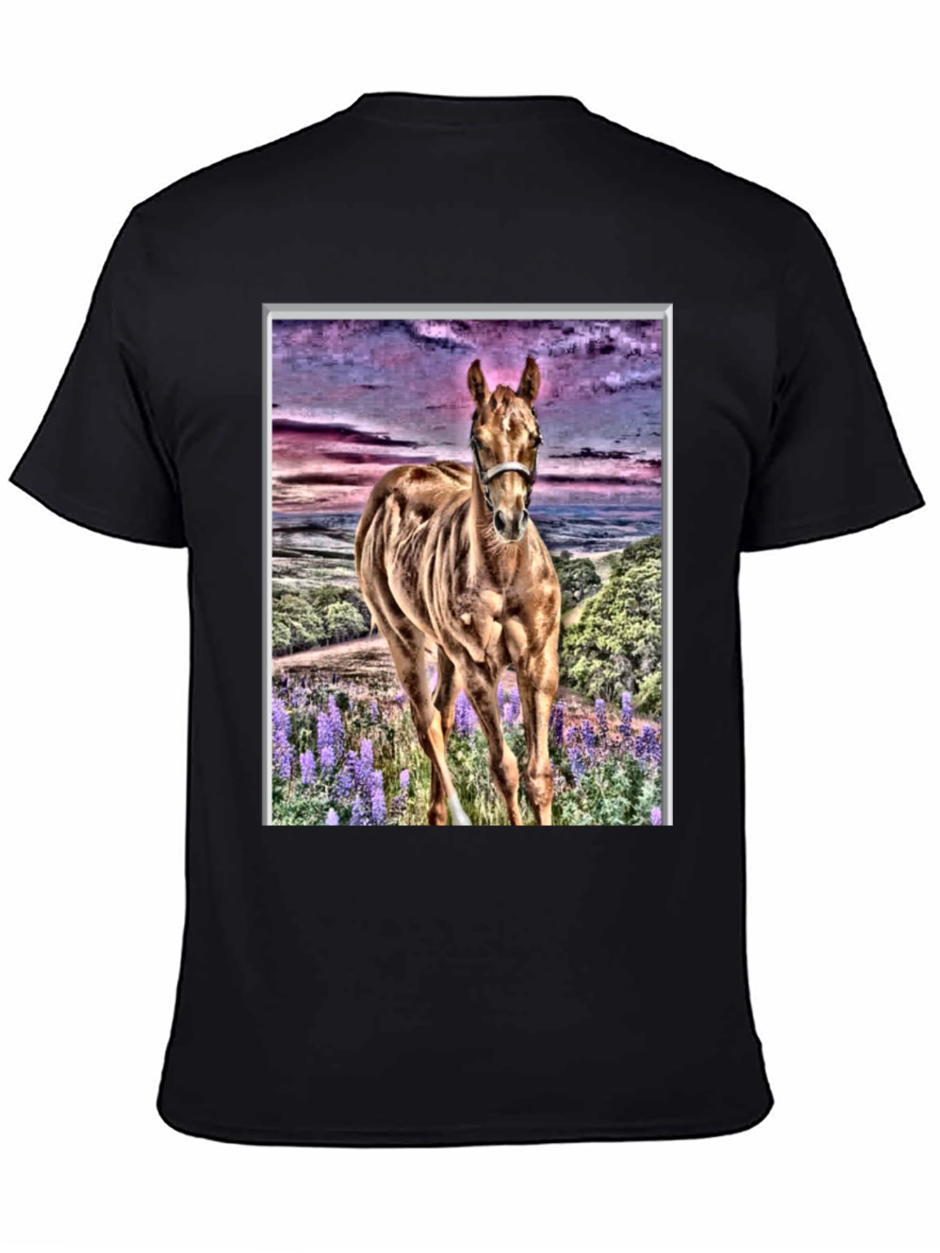 Horse T-Shirt Artistic Animal Tee Unique Design
