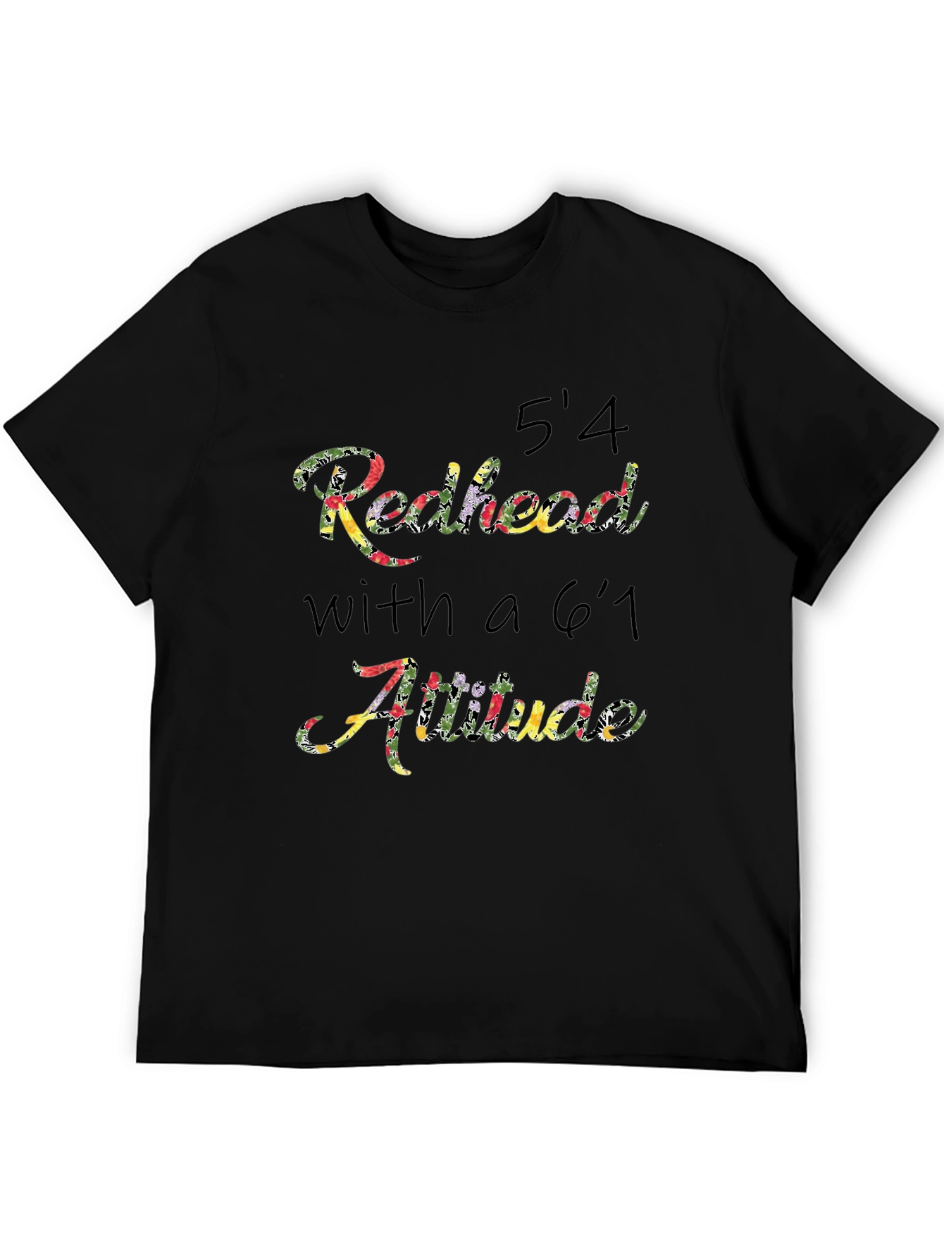 Redhead Attitude T-Shirt Funny Sarcastic Tee