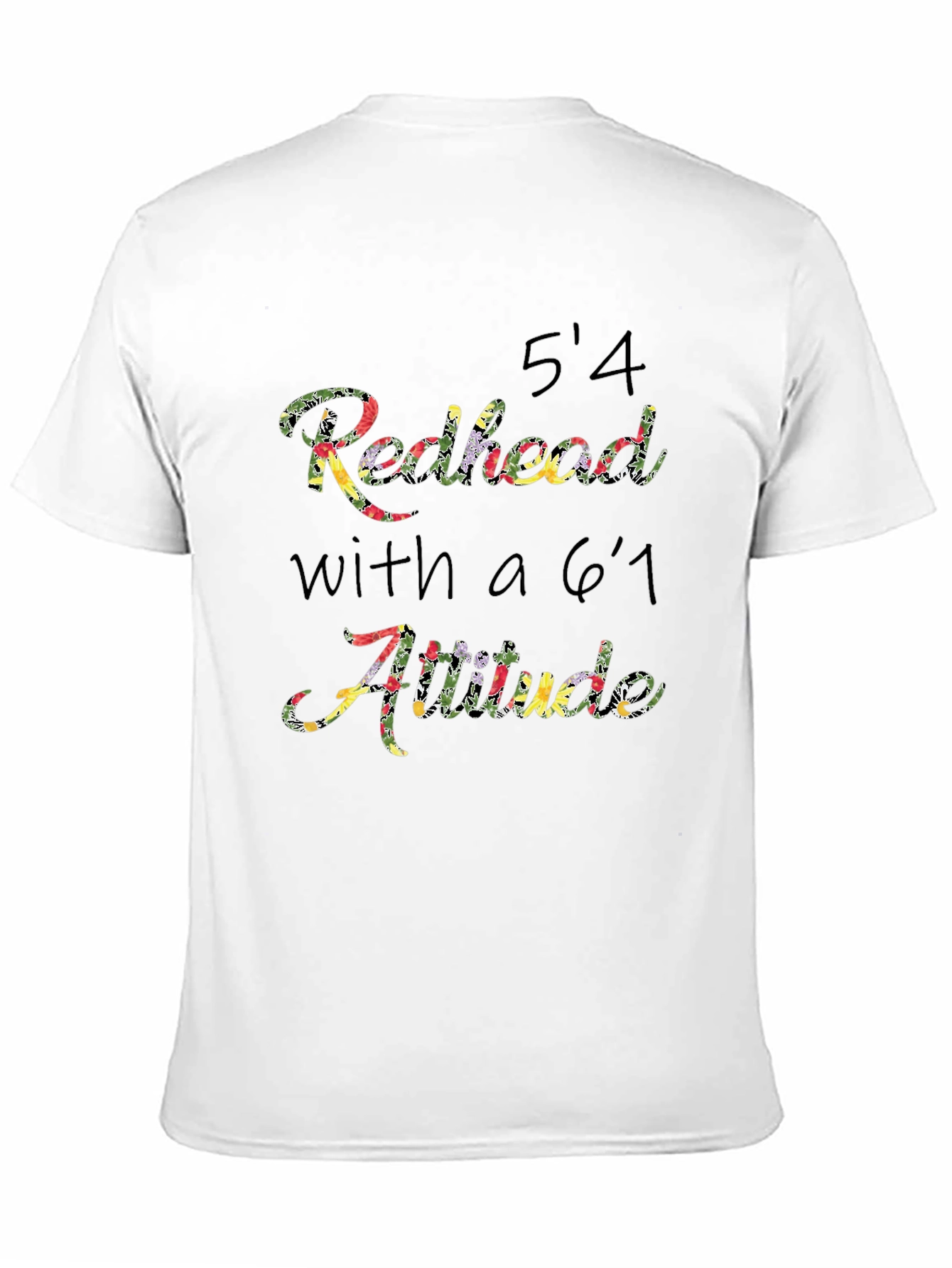 Redhead Attitude T-Shirt Funny Sarcastic Tee