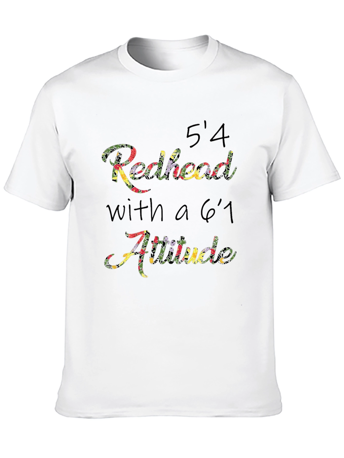 Redhead Attitude T-Shirt Funny Sarcastic Tee