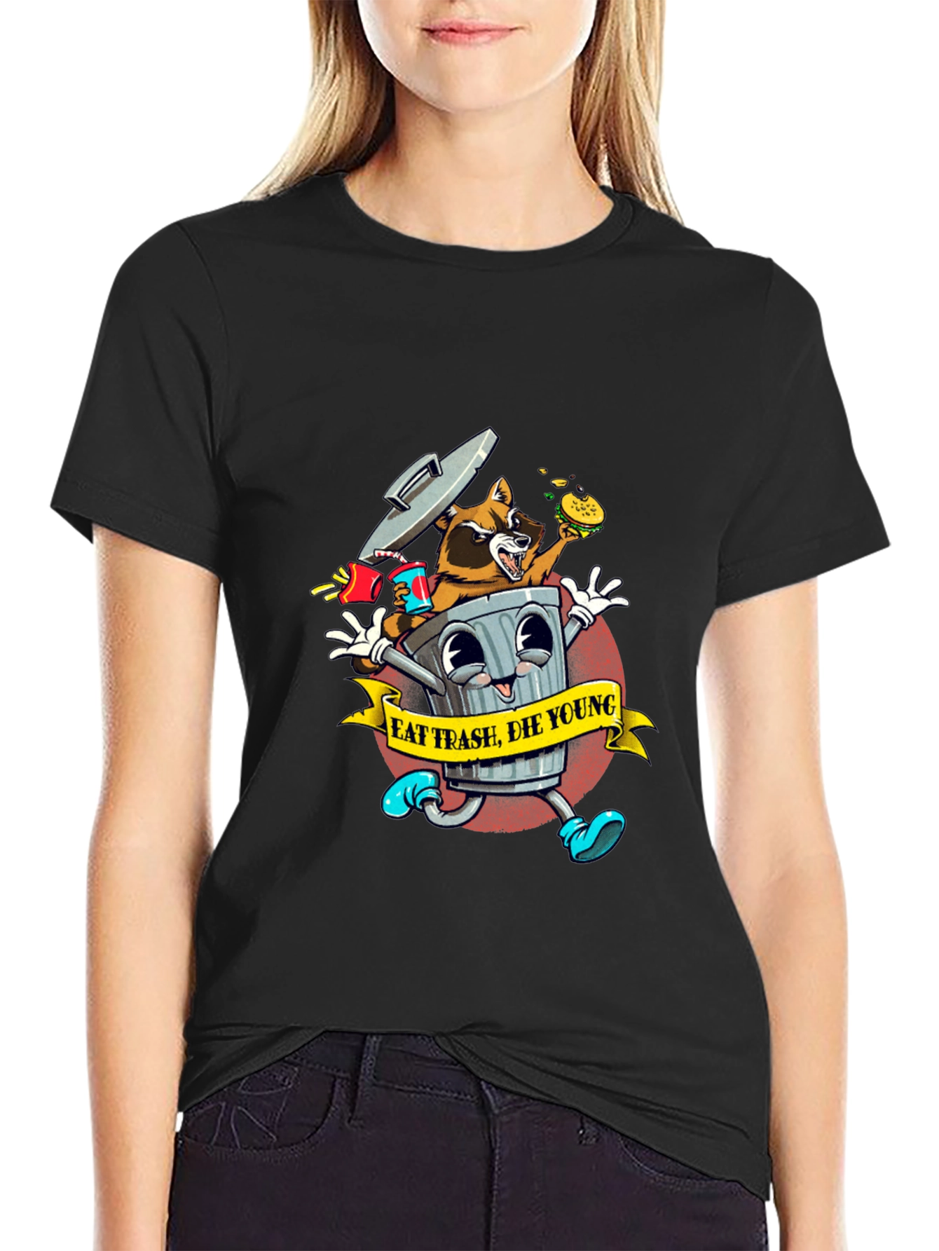 Eat Trash Die Young Graphic Tee