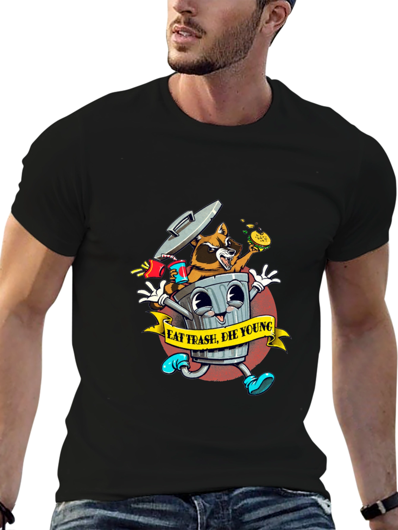 Eat Trash Die Young Graphic Tee
