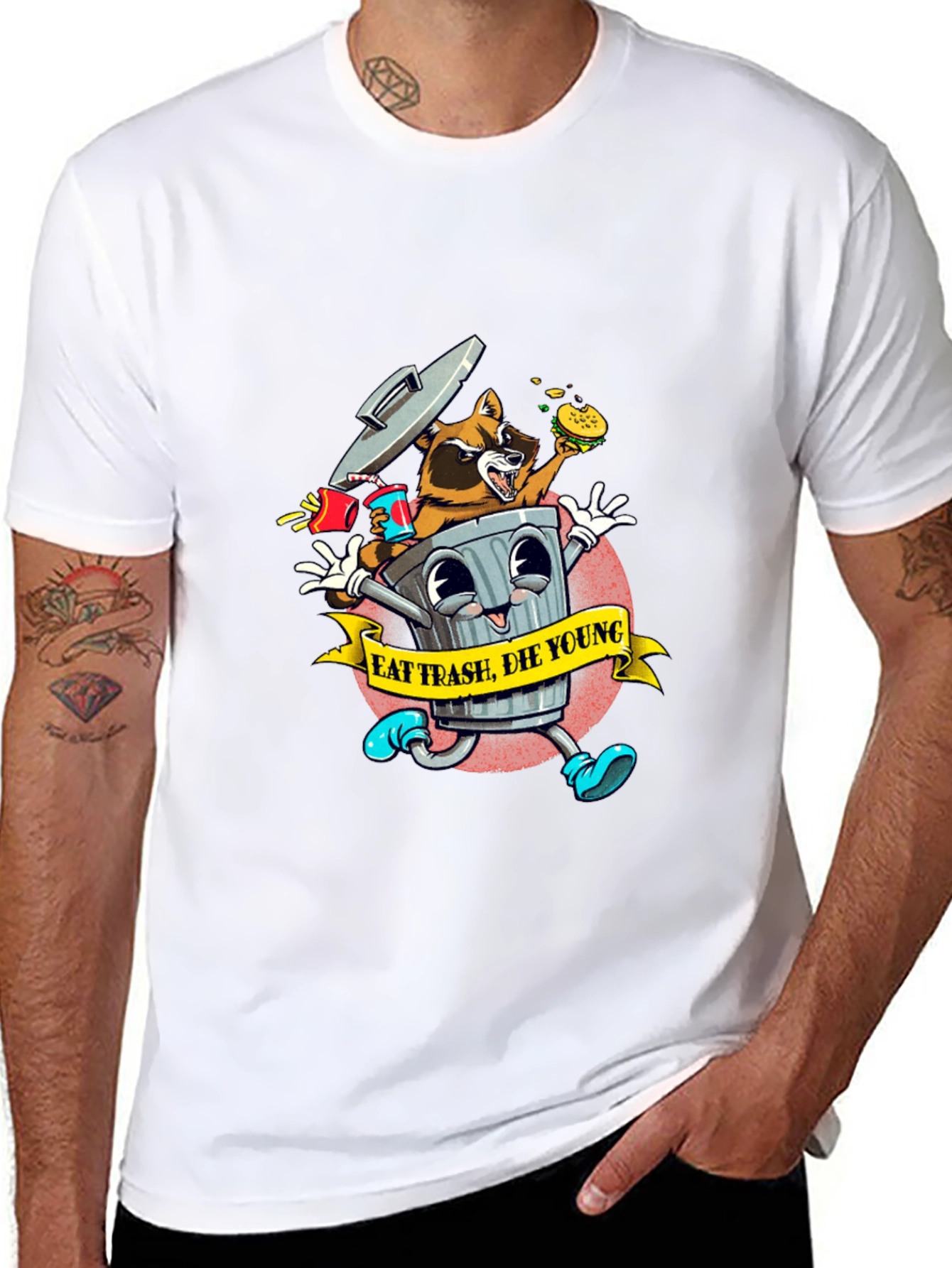 Eat Trash Die Young Graphic Tee