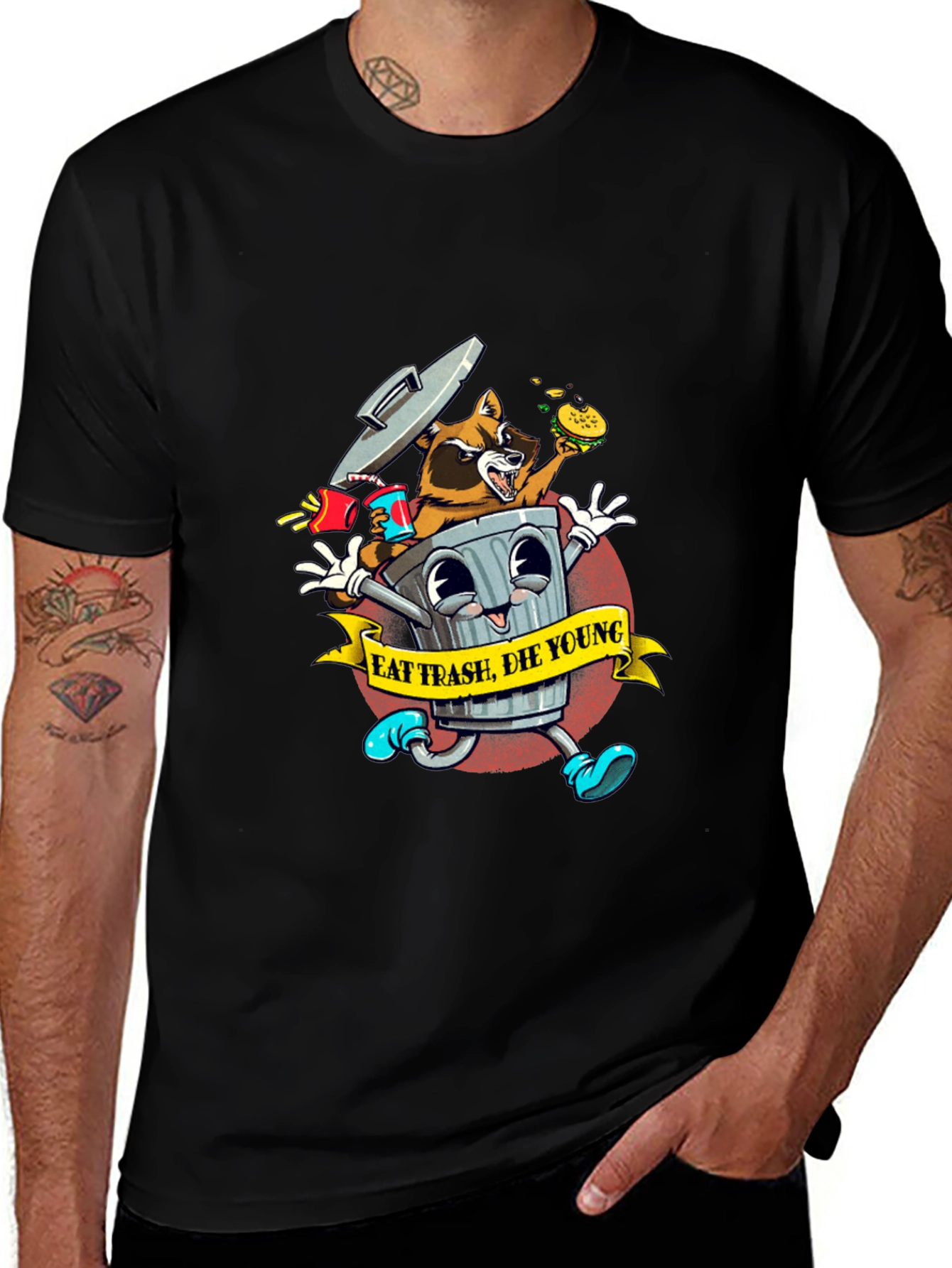 Eat Trash Die Young Graphic Tee