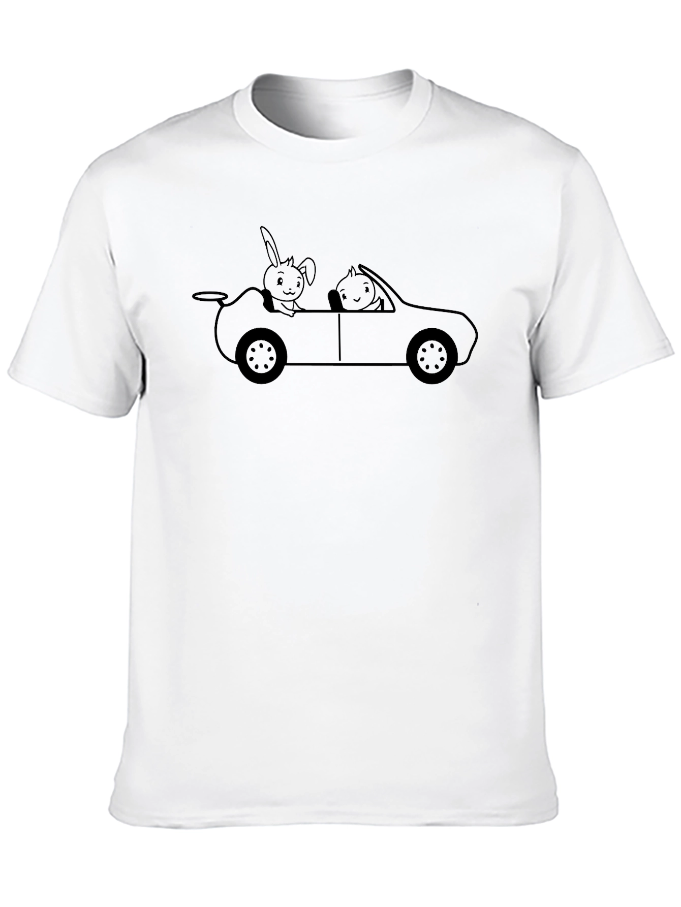 Cartoon Animal Car Ride T-Shirt