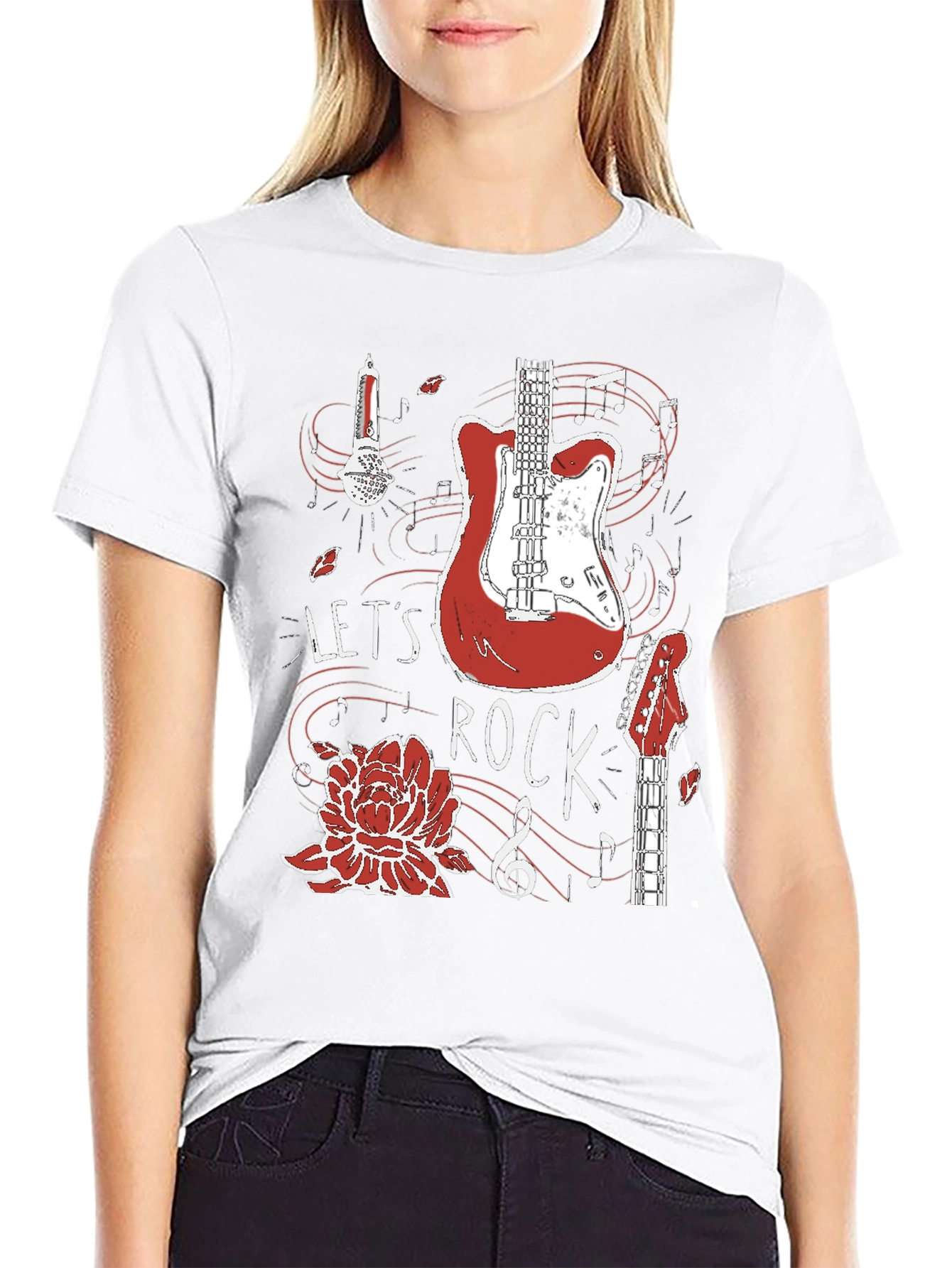 Lets Rock T-Shirt | Music Lover Tee