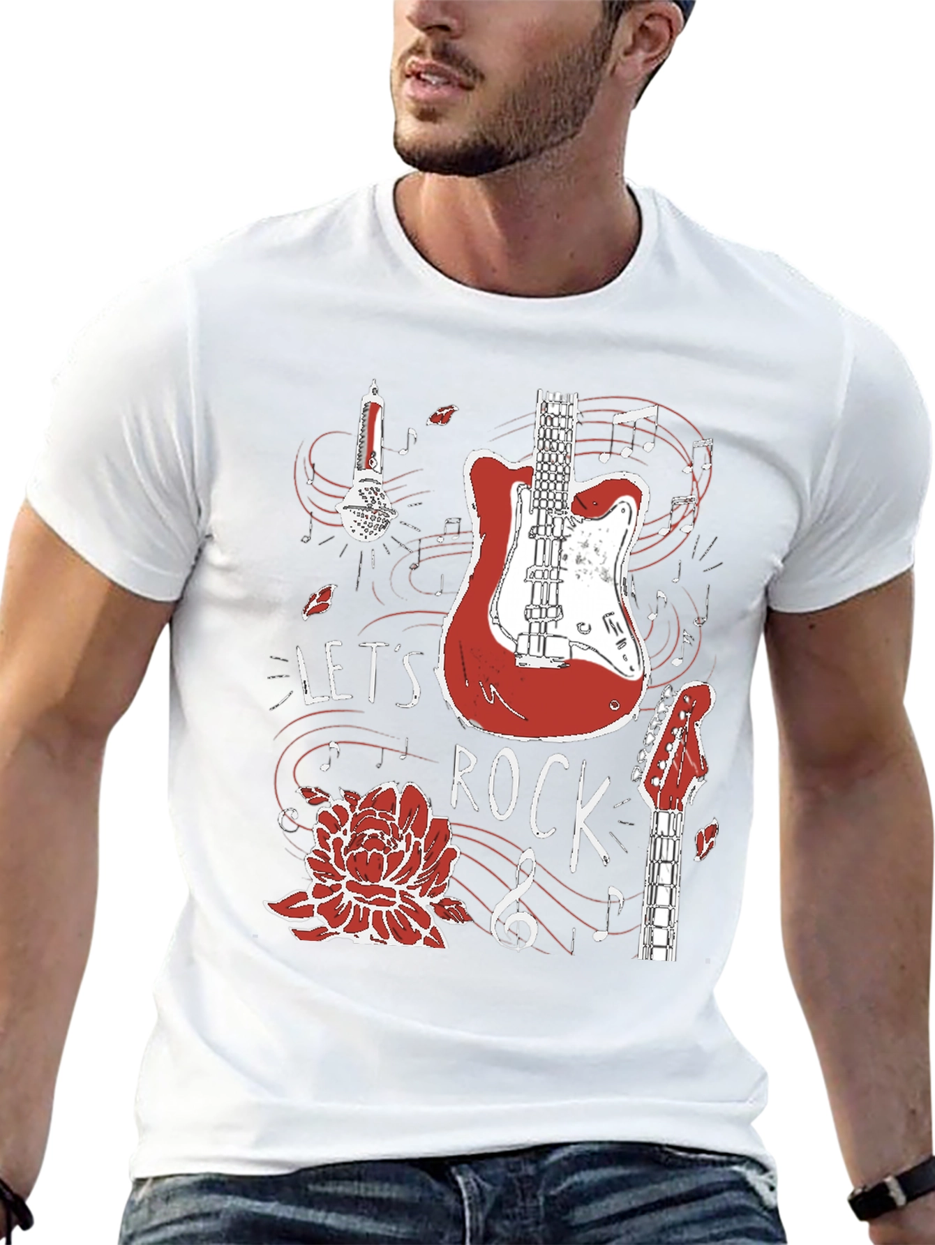 Lets Rock T-Shirt | Music Lover Tee