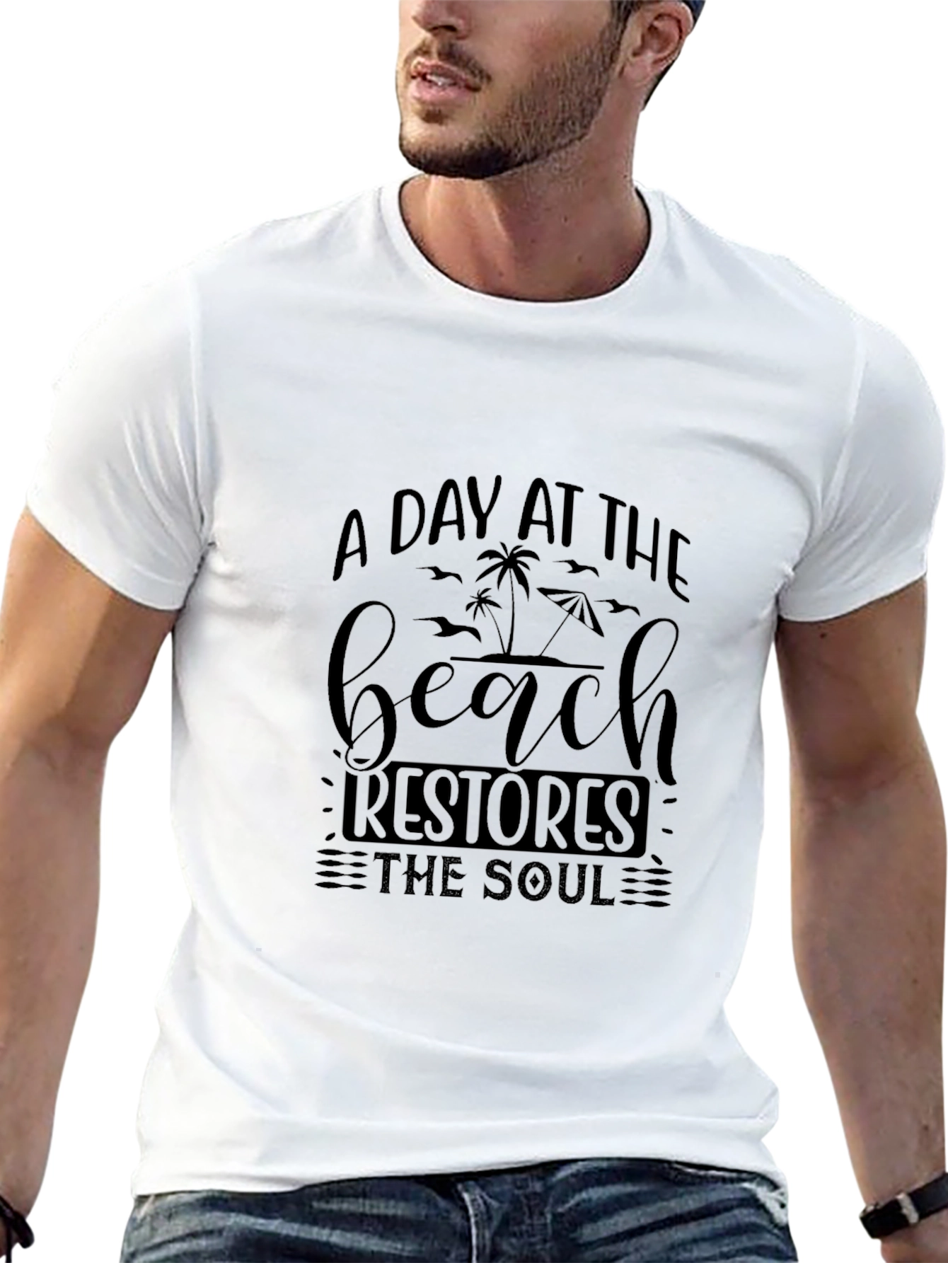 Beach Day T-Shirt: Restores The Soul