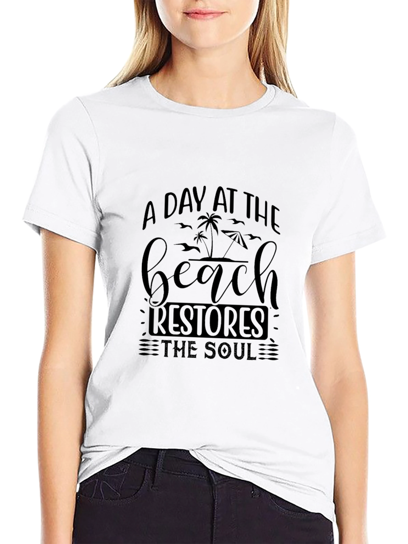 Beach Day T-Shirt: Restores The Soul
