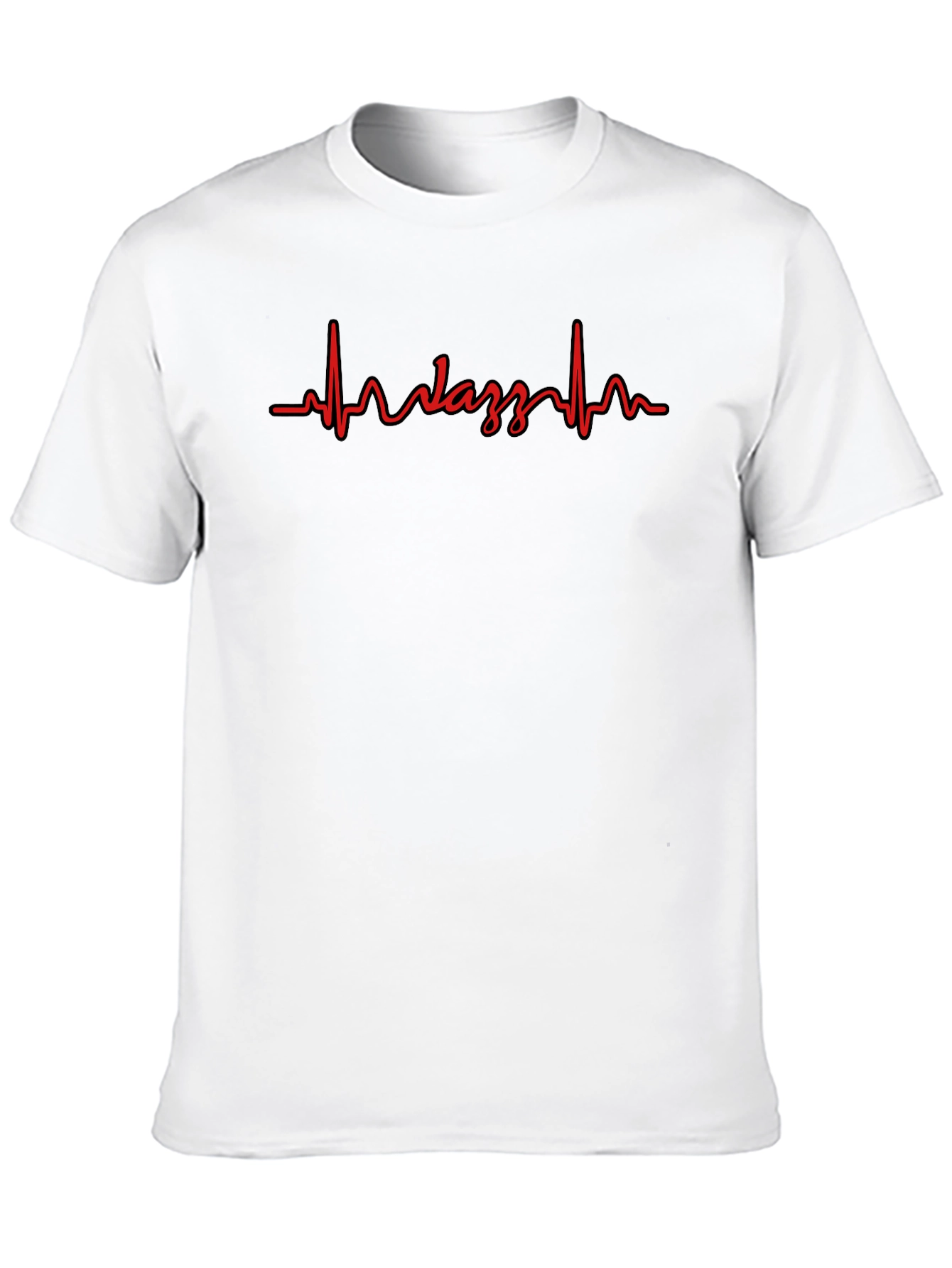 Heartbeat Wazzz Black T-Shirt