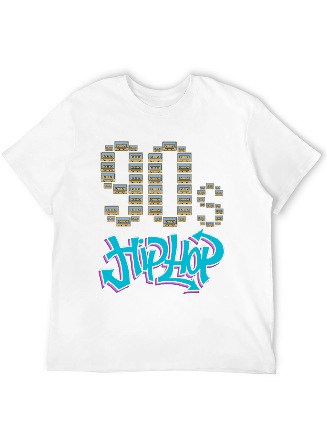90s Hip Hop Cassette Tape T-Shirt