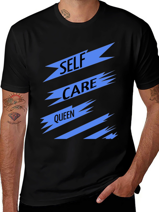 Self Care Queen Black Graphic Tee
