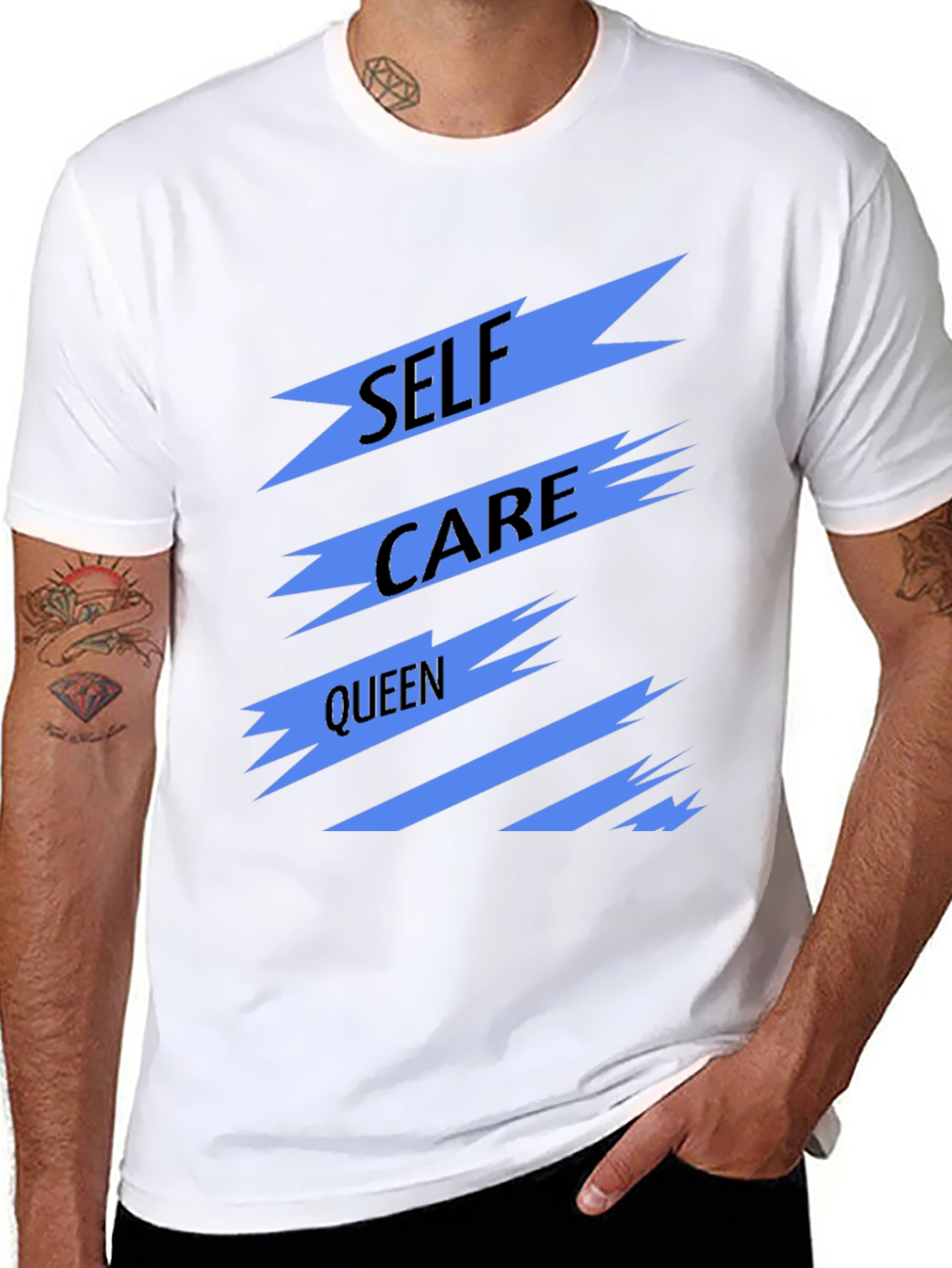 Self Care Queen Black Graphic Tee