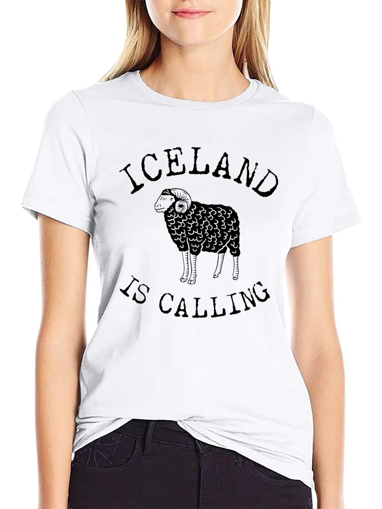Iceland is Calling Sheep T-Shirt