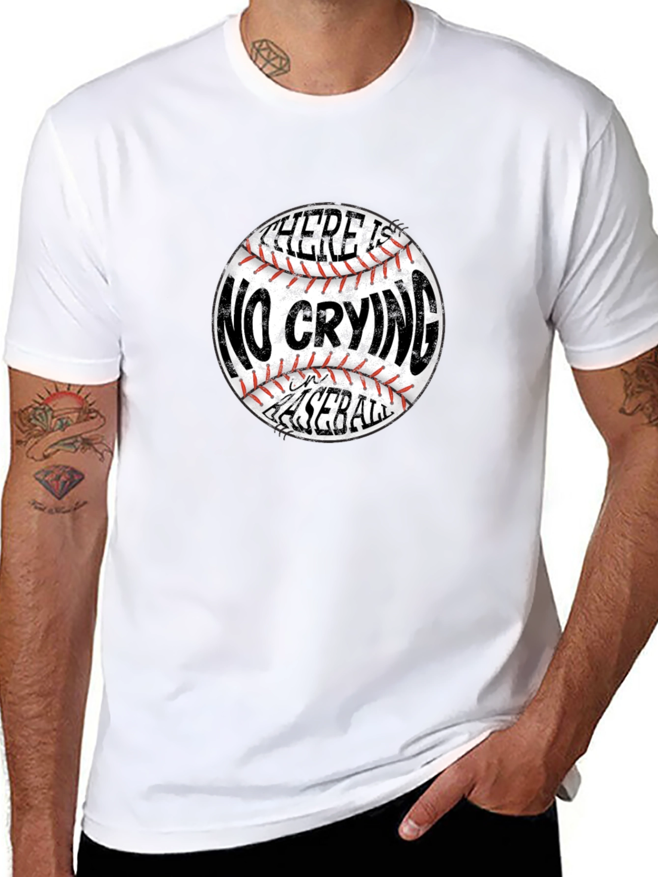 There Is No Crying In Baseball T-Shirt