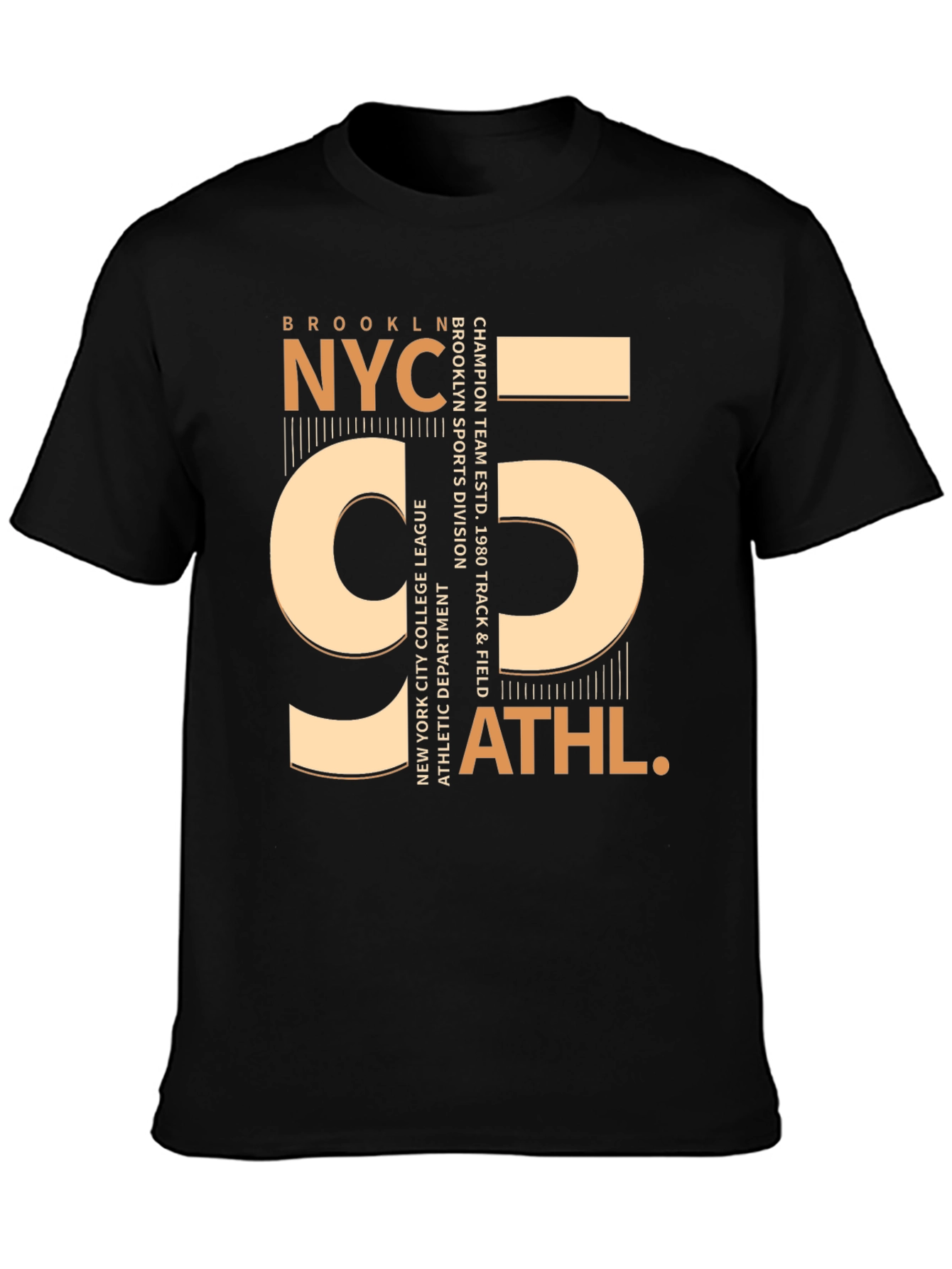 Brooklyn NYC 95 Athletic T-Shirt