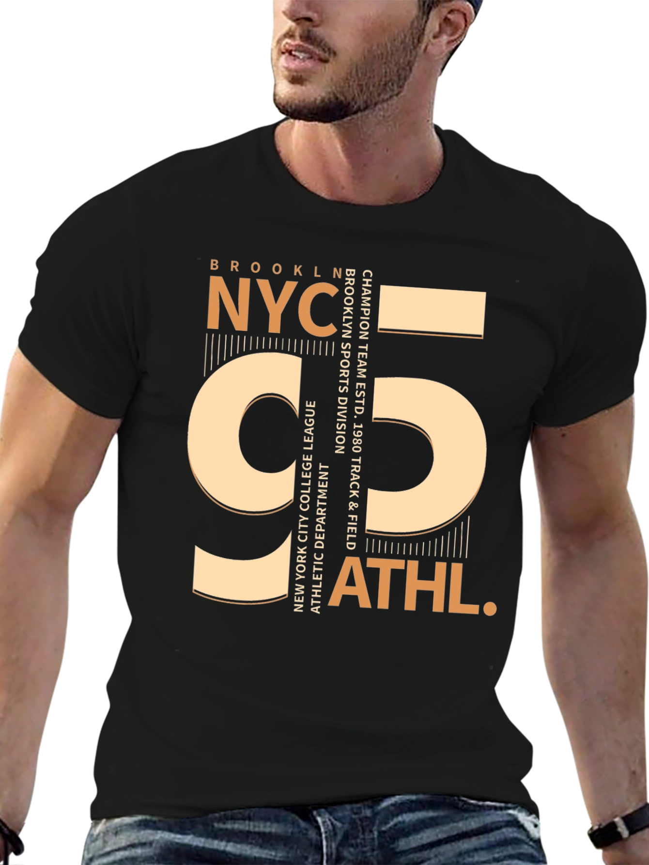 Brooklyn NYC 95 Athletic T-Shirt