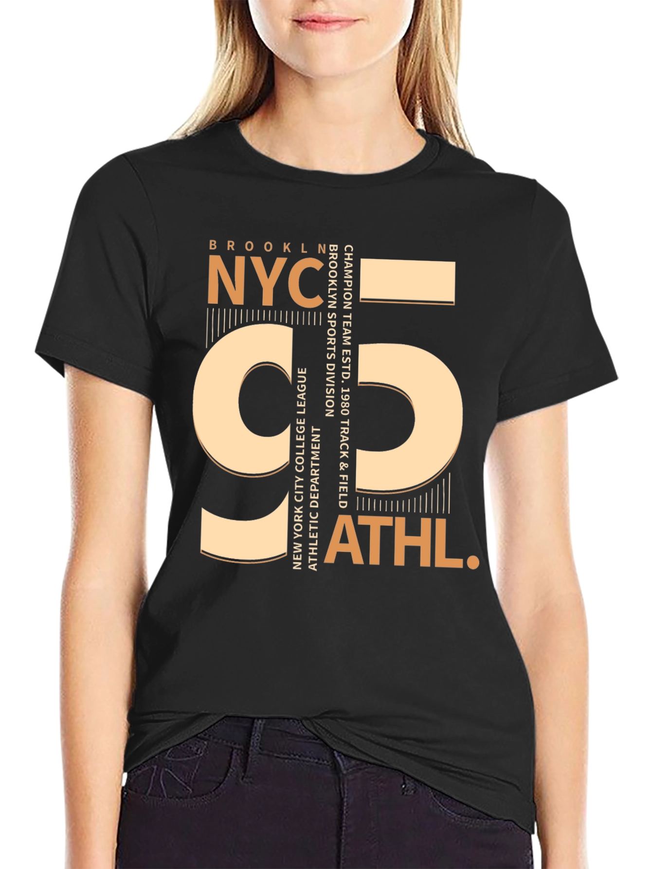 Brooklyn NYC 95 Athletic T-Shirt