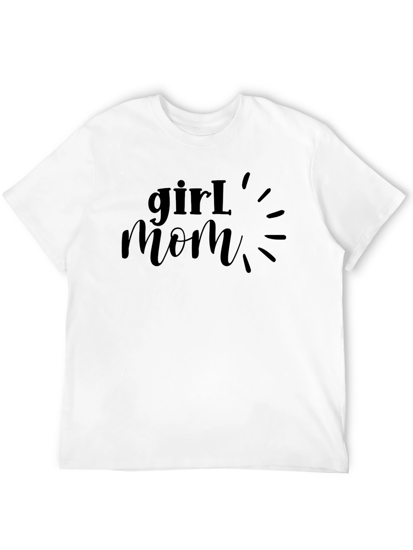 Girl Mom Graphic Tee - Black T-Shirt