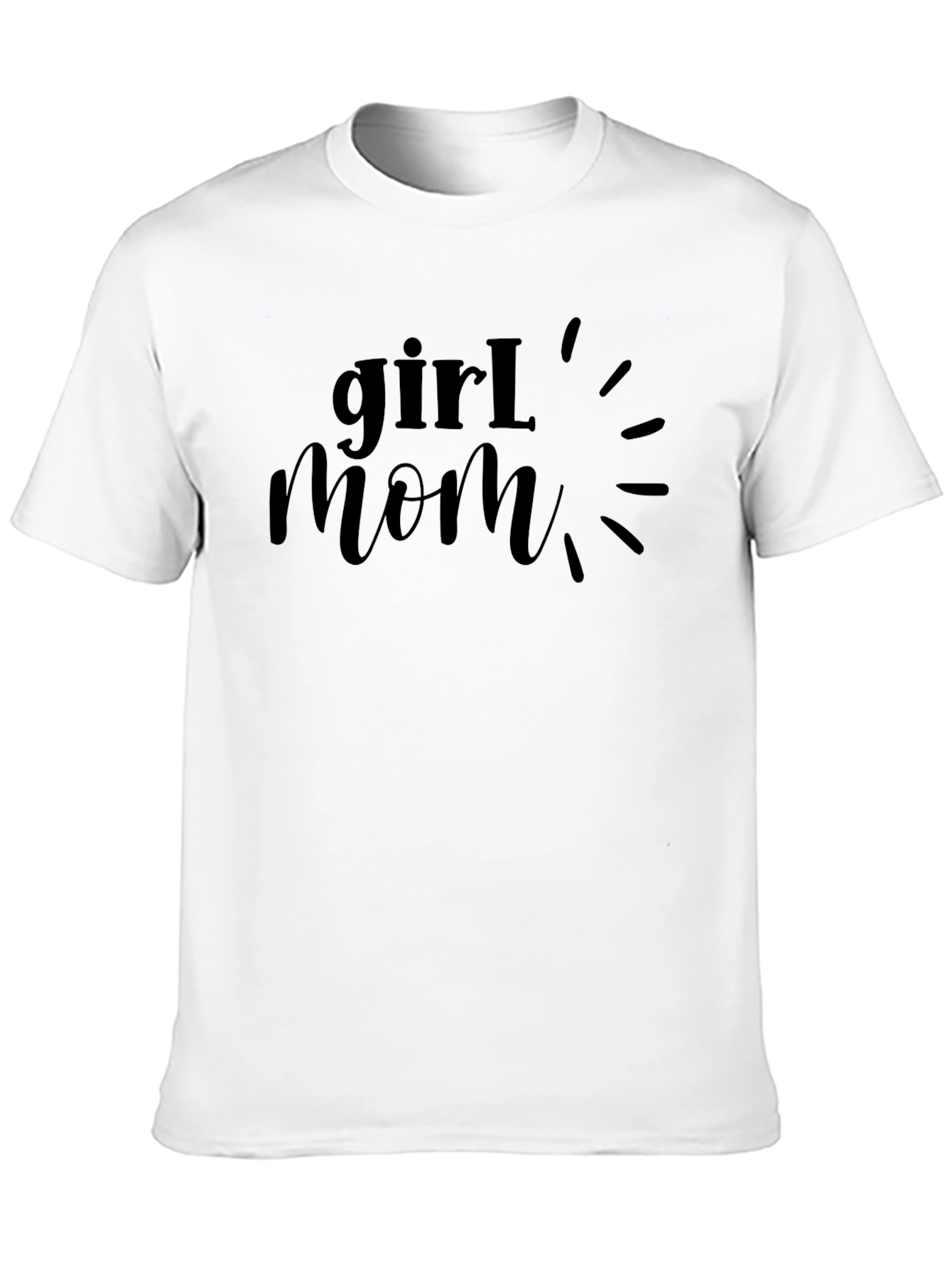 Girl Mom Graphic Tee - Black T-Shirt