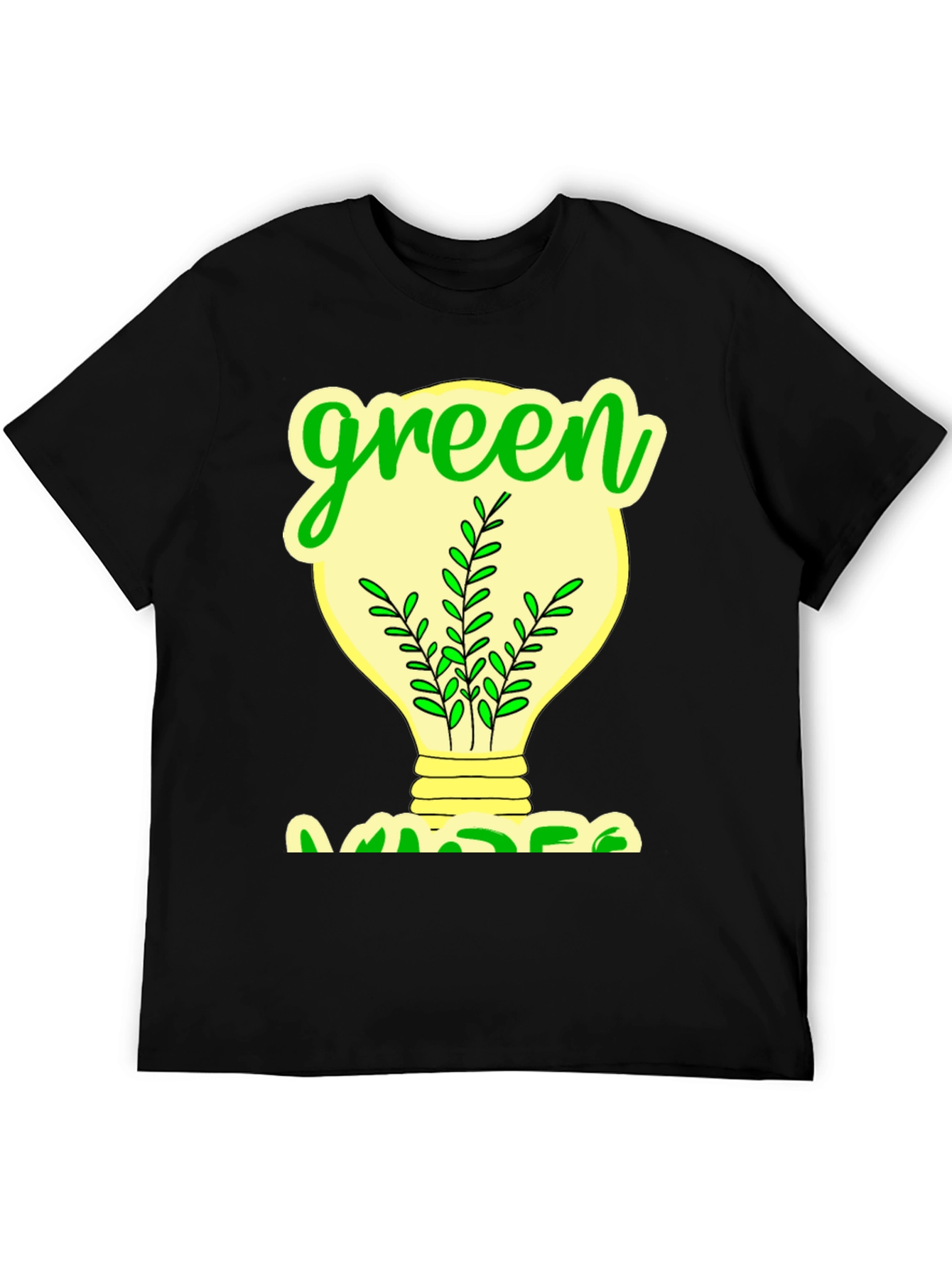 Eco-Friendly Green Graphic T-Shirt