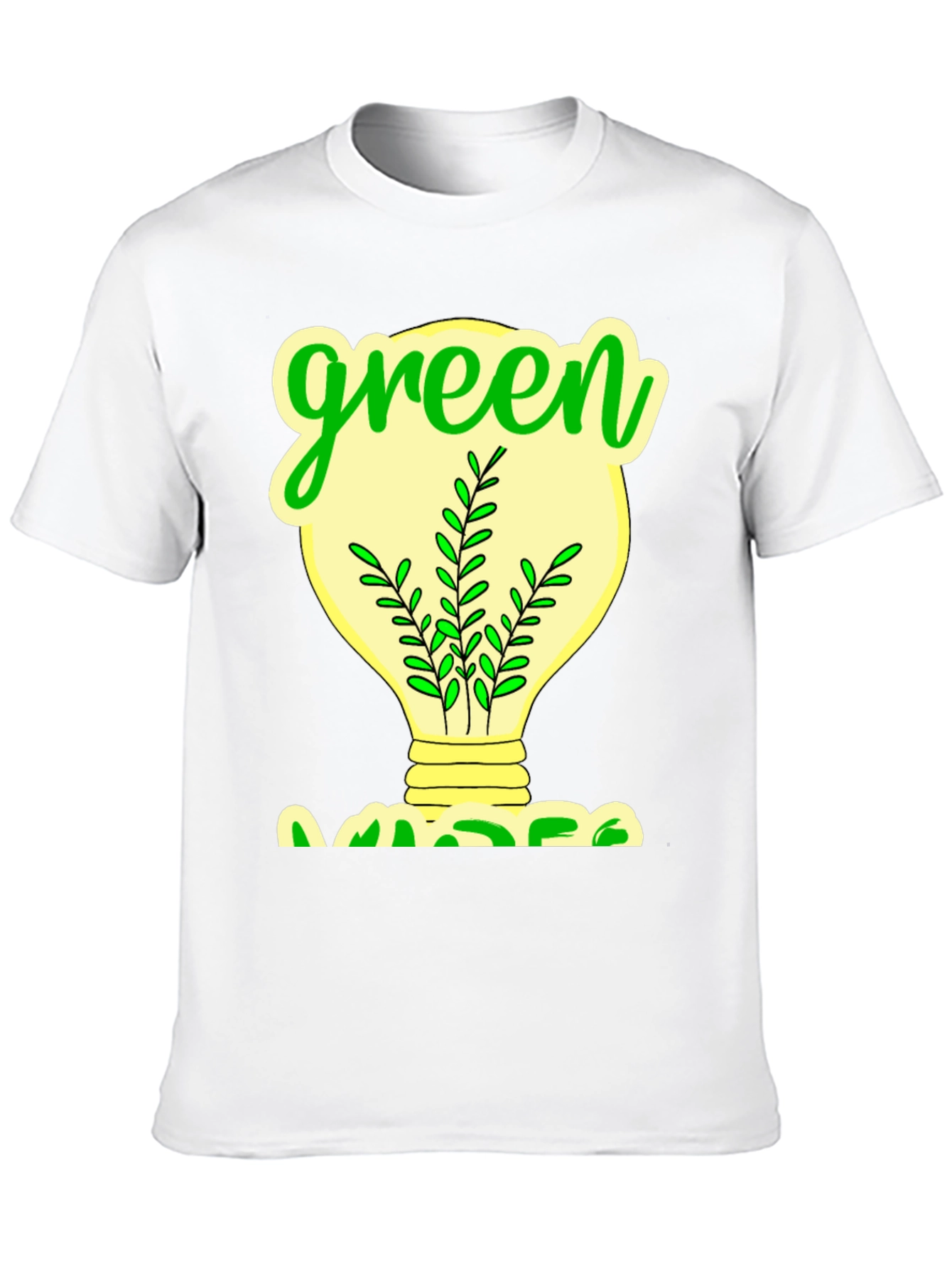 Eco-Friendly Green Graphic T-Shirt