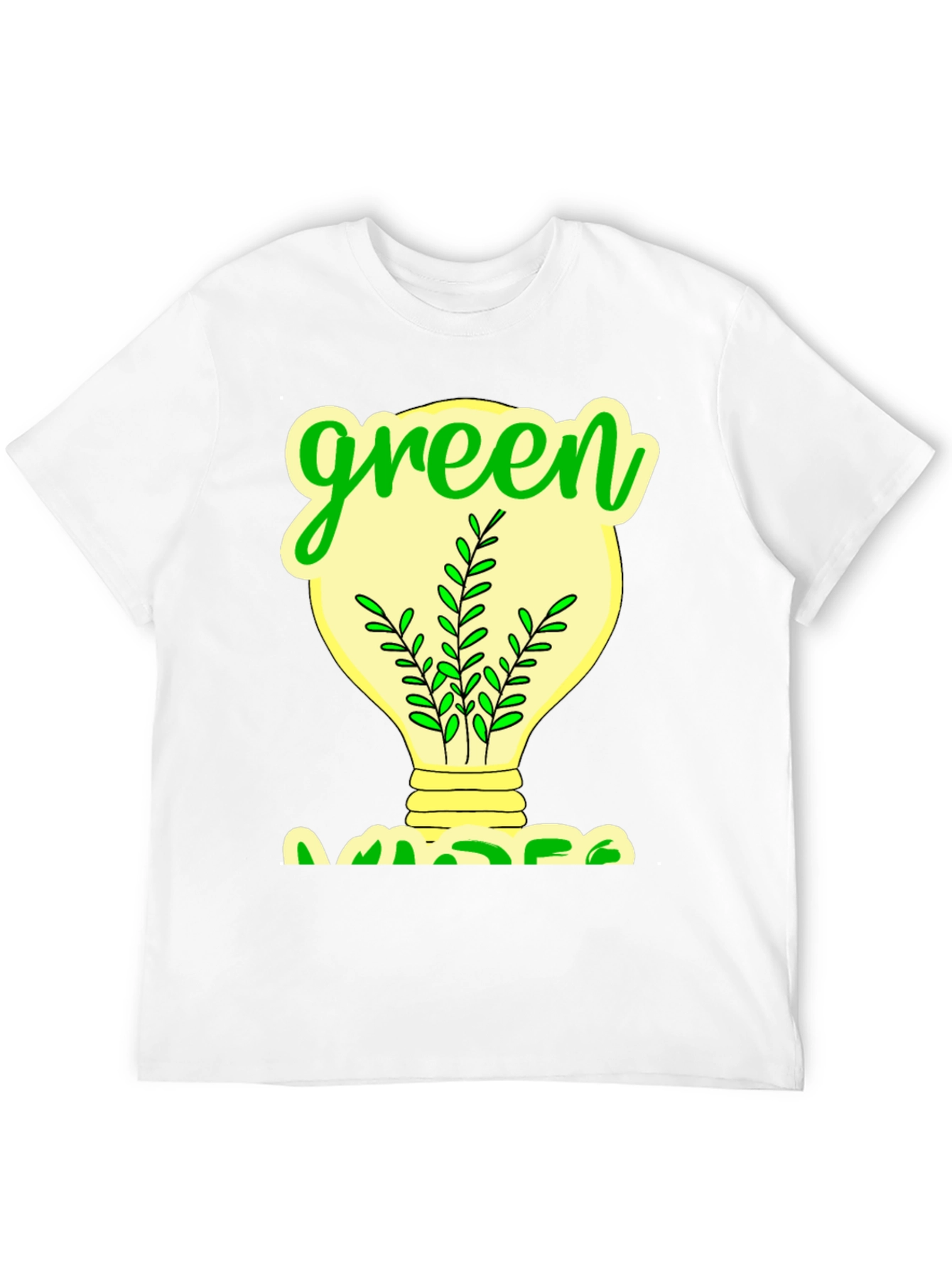 Eco-Friendly Green Graphic T-Shirt