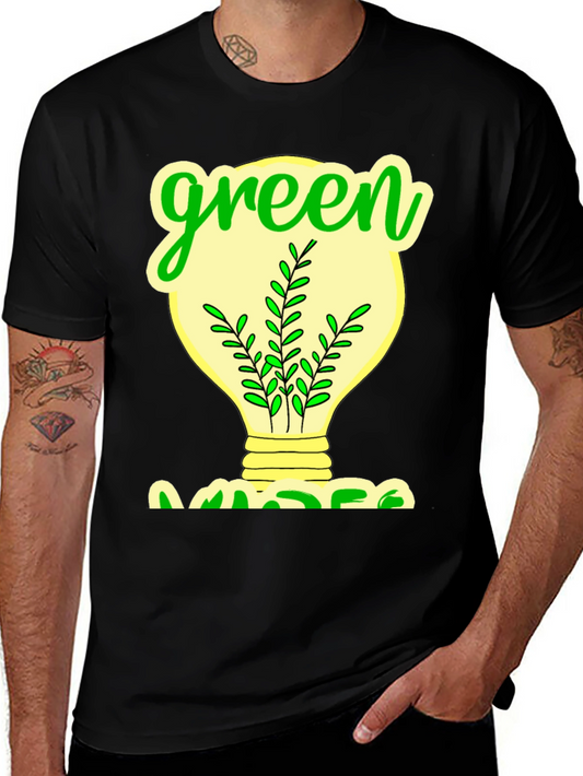 Eco-Friendly Green Graphic T-Shirt