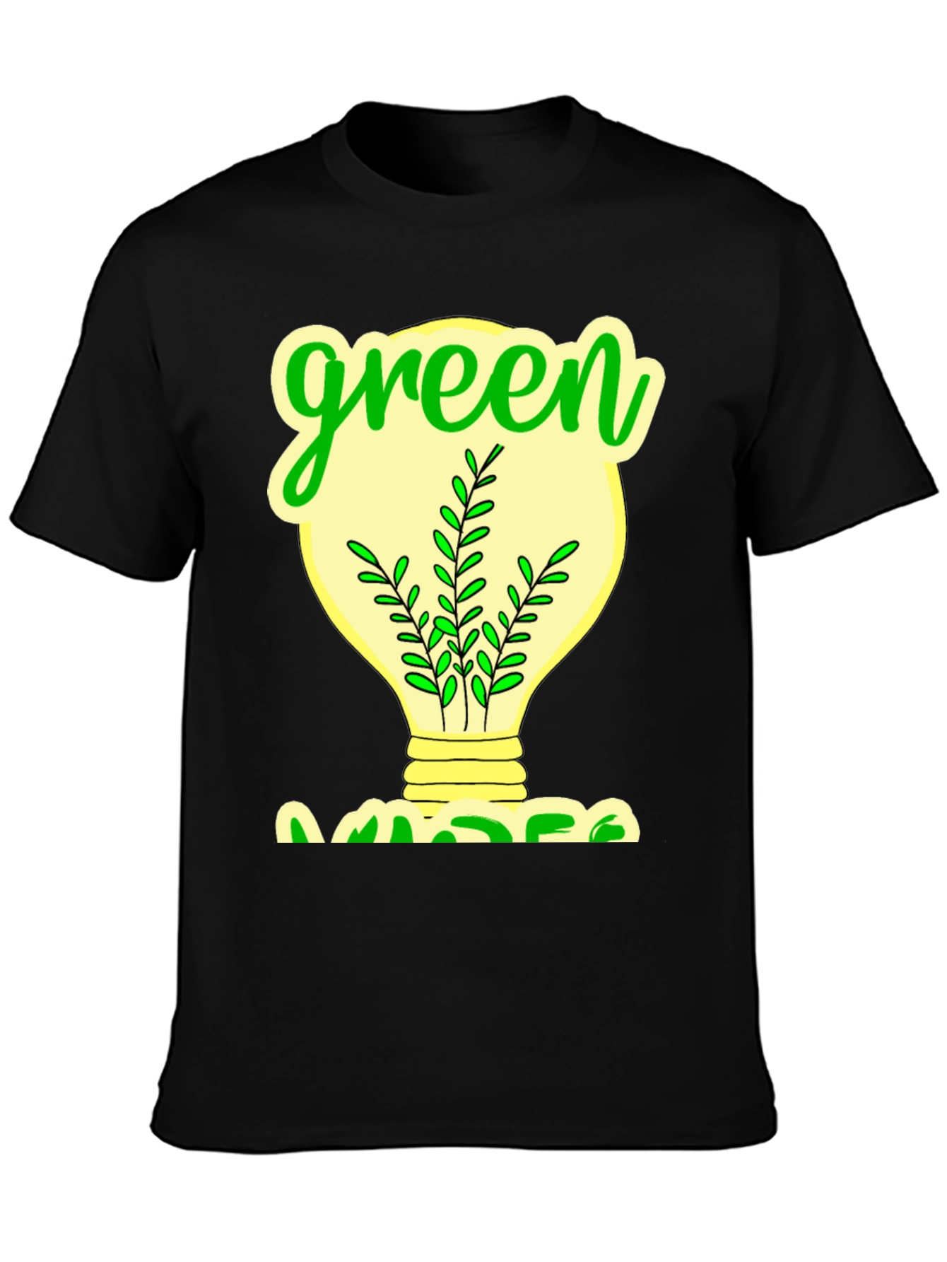 Eco-Friendly Green Graphic T-Shirt